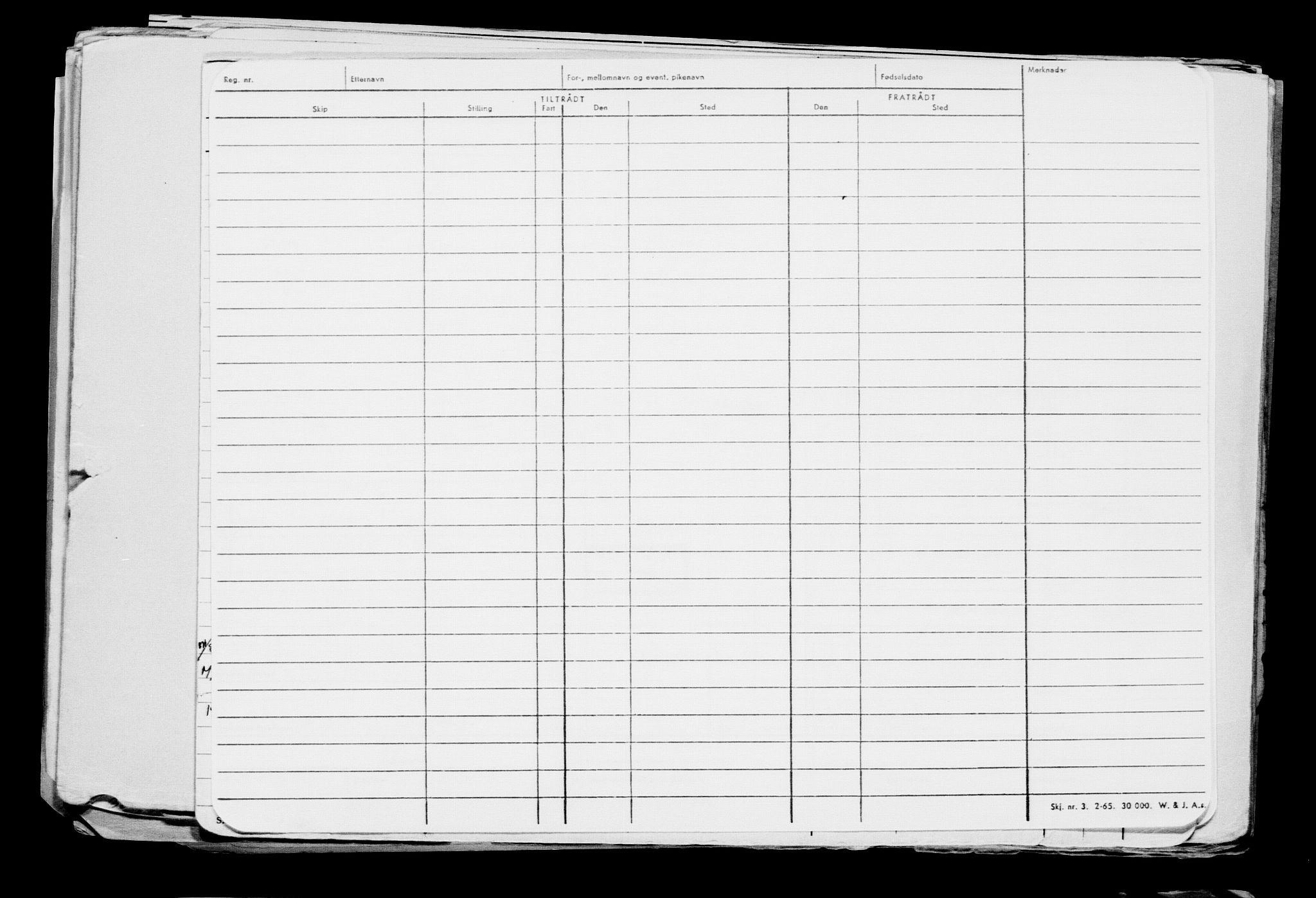 Direktoratet for sjømenn, AV/RA-S-3545/G/Gb/L0185: Hovedkort, 1920, s. 304