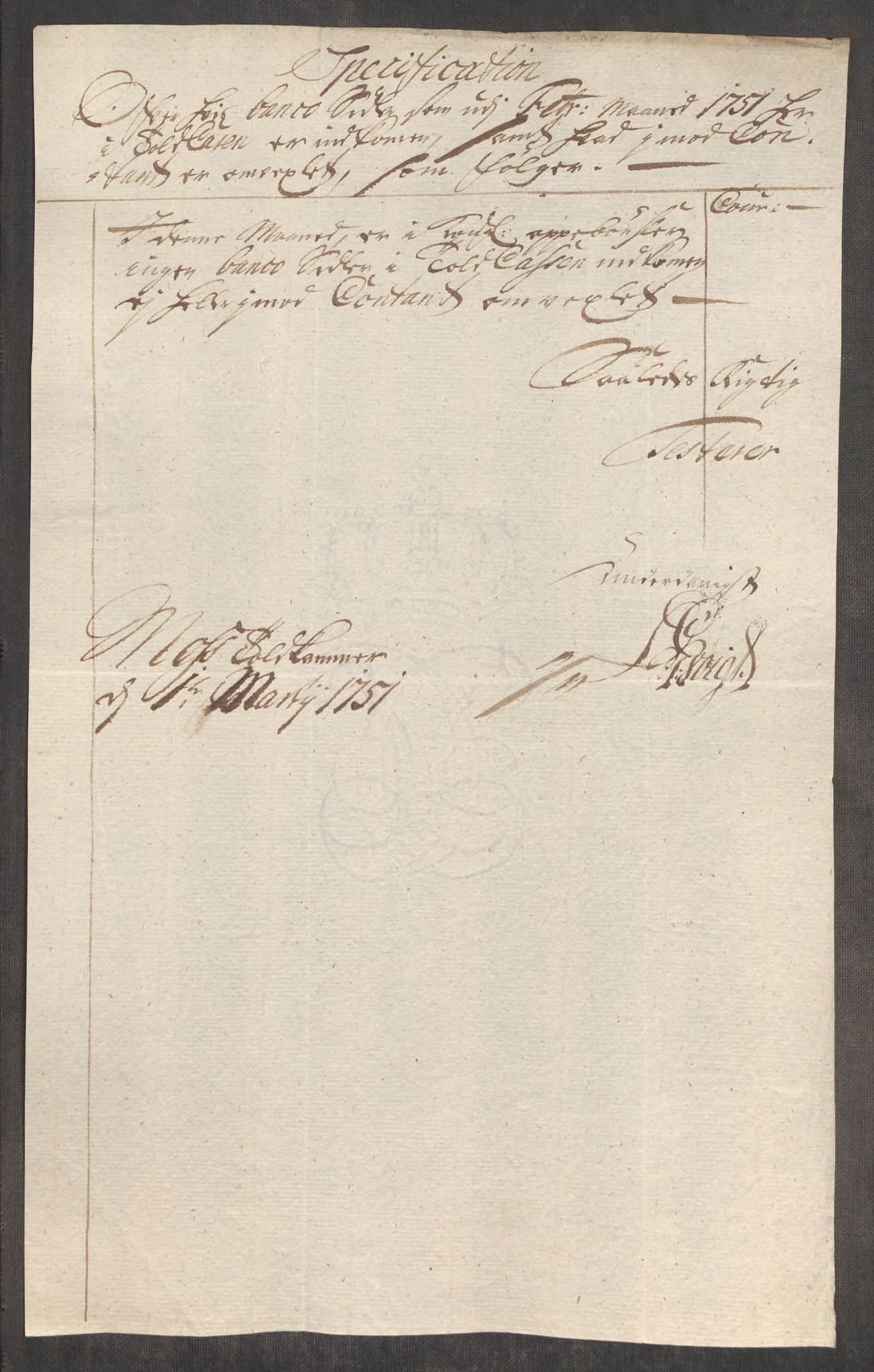 Rentekammeret inntil 1814, Realistisk ordnet avdeling, AV/RA-EA-4070/Oe/L0004: [Ø1]: Priskuranter, 1749-1752, s. 500