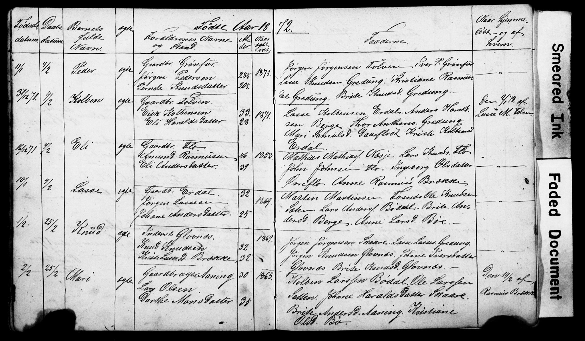 Stryn Sokneprestembete, AV/SAB-A-82501: Klokkerbok nr. C 1A, 1866-1875, s. 29