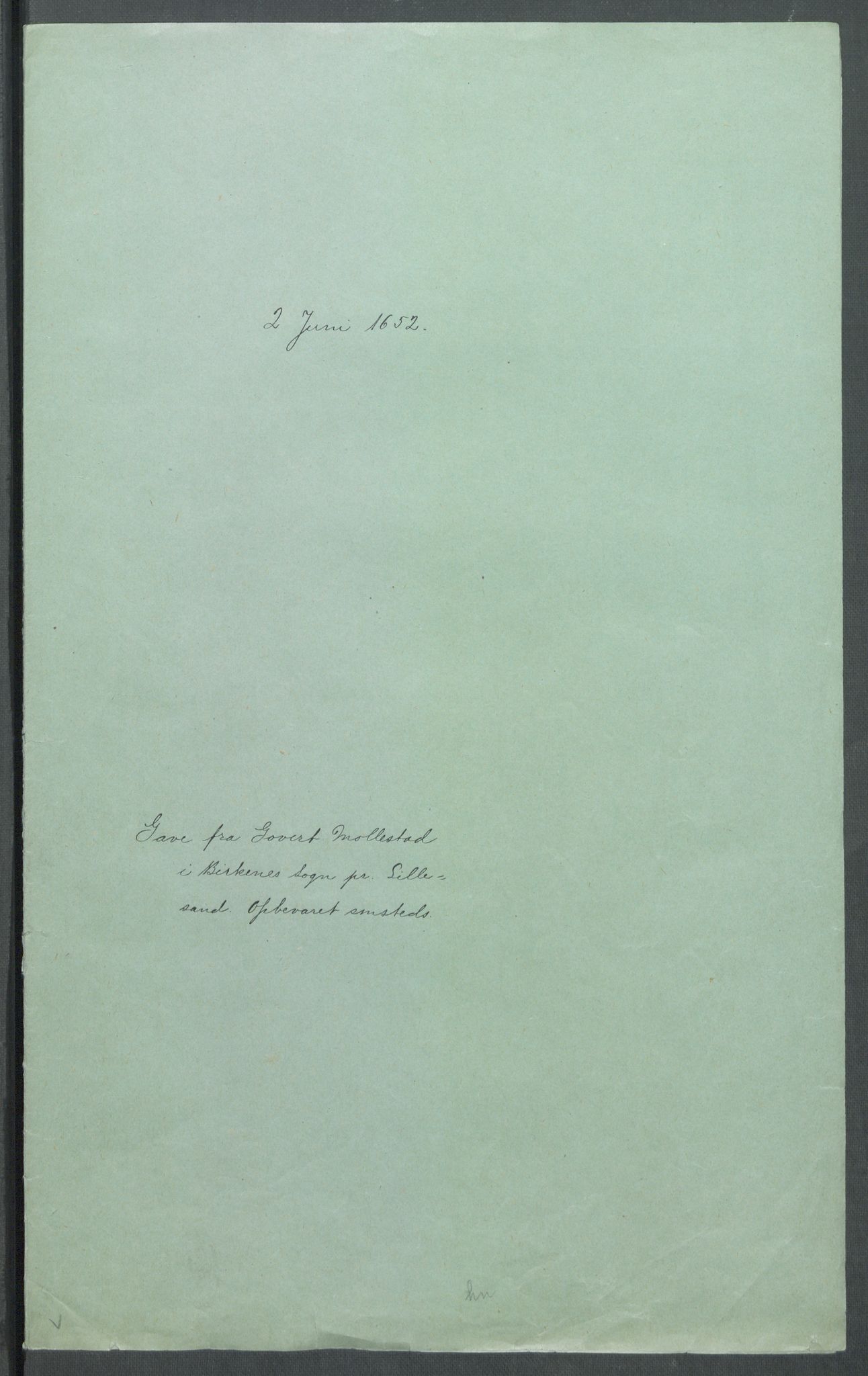 Riksarkivets diplomsamling, RA/EA-5965/F02/L0165: Dokumenter, 1652-1653, s. 49