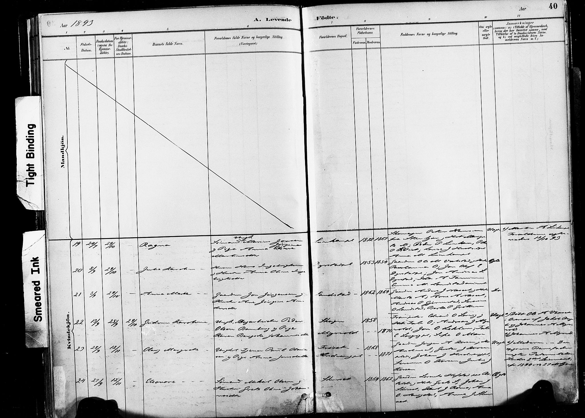 Ministerialprotokoller, klokkerbøker og fødselsregistre - Nord-Trøndelag, SAT/A-1458/735/L0351: Ministerialbok nr. 735A10, 1884-1908, s. 40