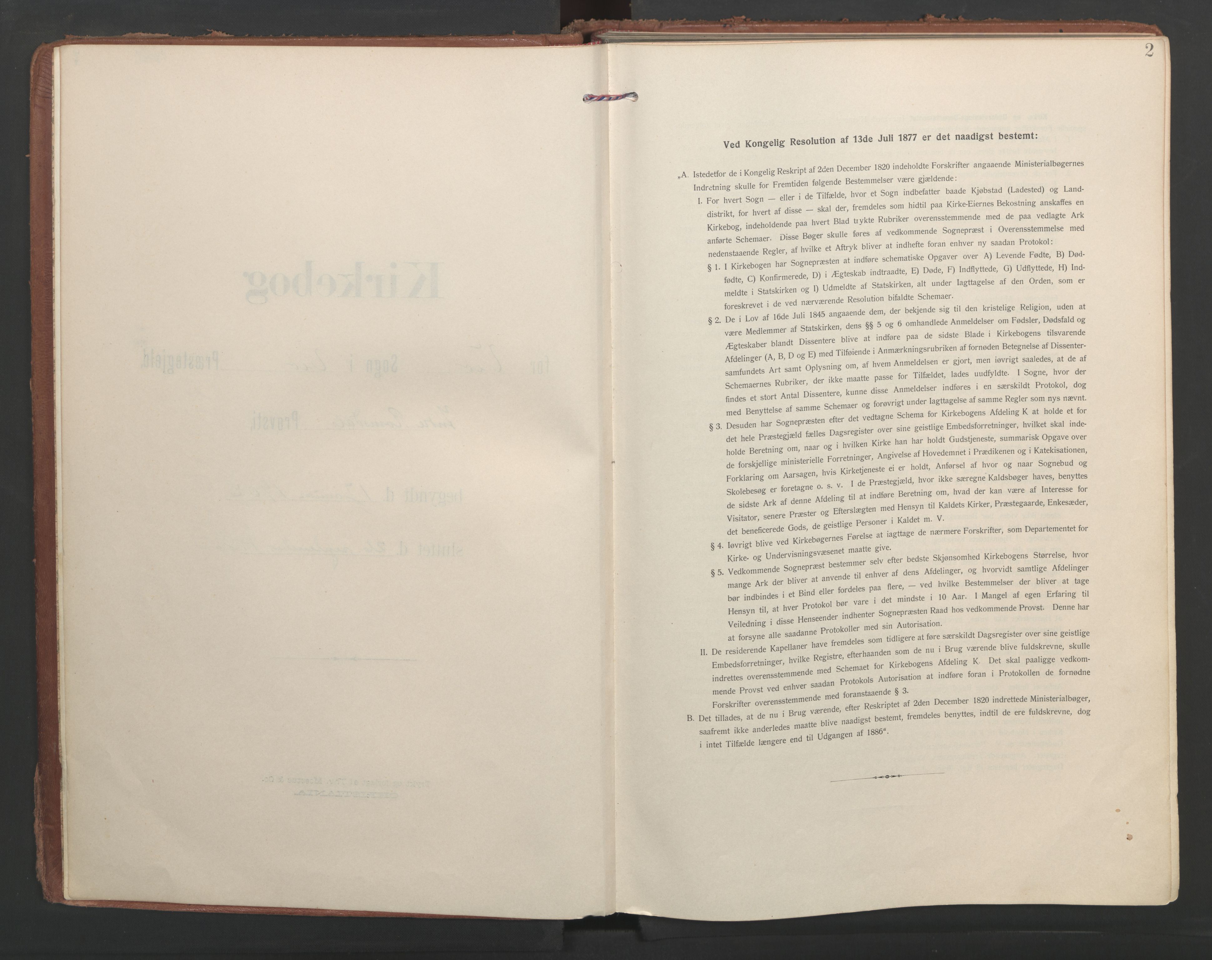 Ministerialprotokoller, klokkerbøker og fødselsregistre - Møre og Romsdal, AV/SAT-A-1454/547/L0605: Ministerialbok nr. 547A07, 1907-1936, s. 2