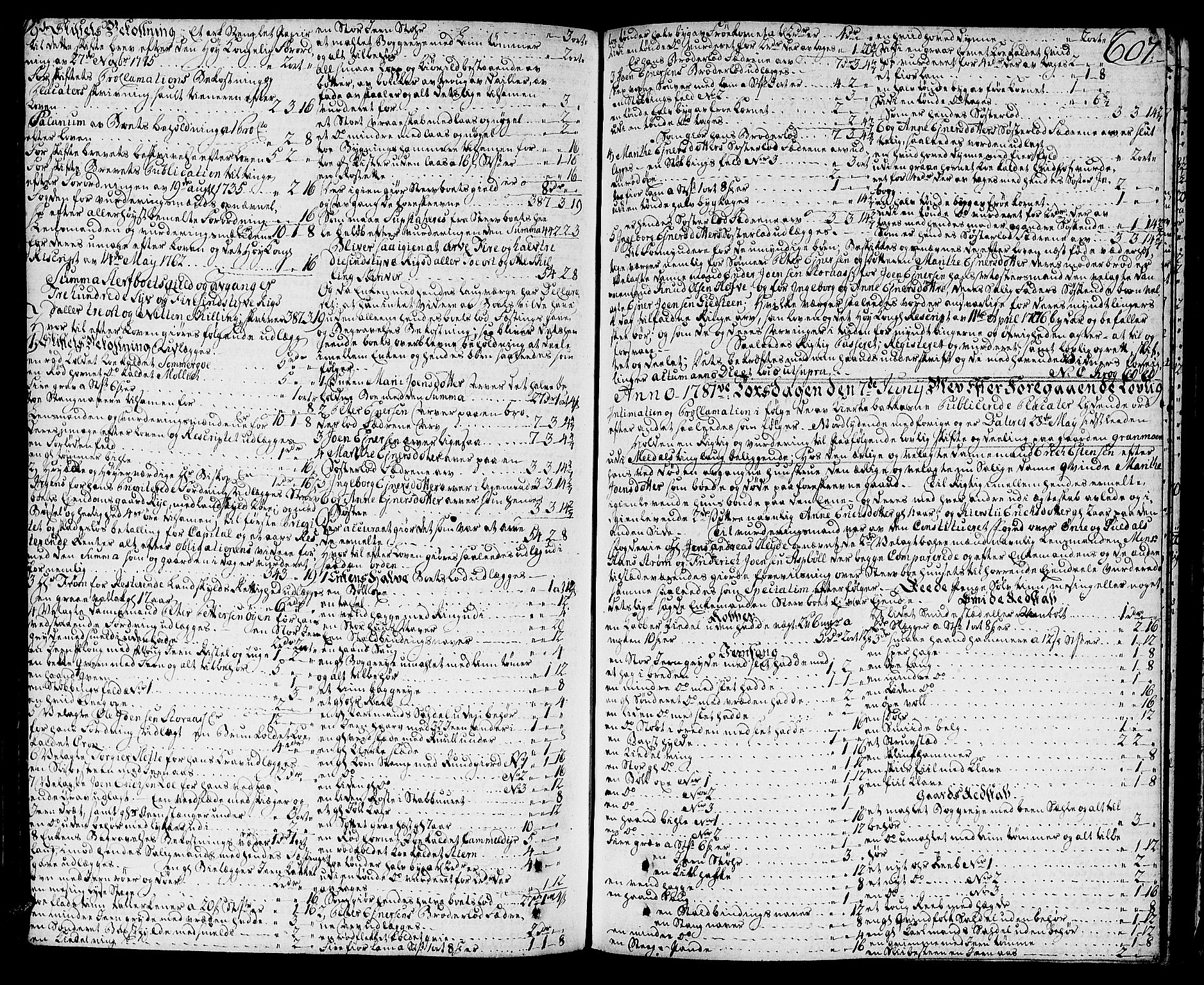 Orkdal sorenskriveri, AV/SAT-A-4169/1/3/3Aa/L0007: Skifteprotokoller, 1767-1782, s. 606b-607a