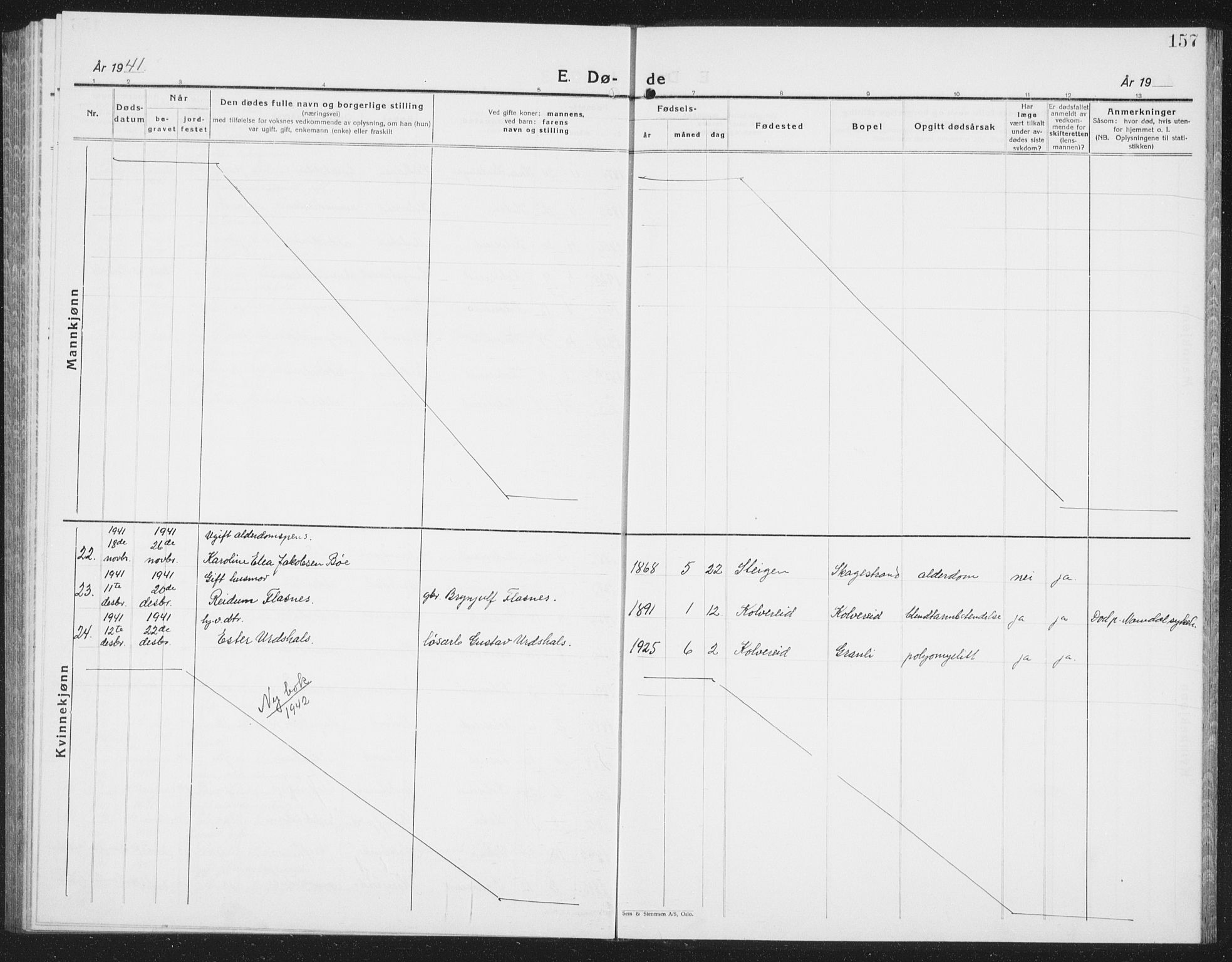 Ministerialprotokoller, klokkerbøker og fødselsregistre - Nord-Trøndelag, AV/SAT-A-1458/780/L0654: Klokkerbok nr. 780C06, 1928-1942, s. 157