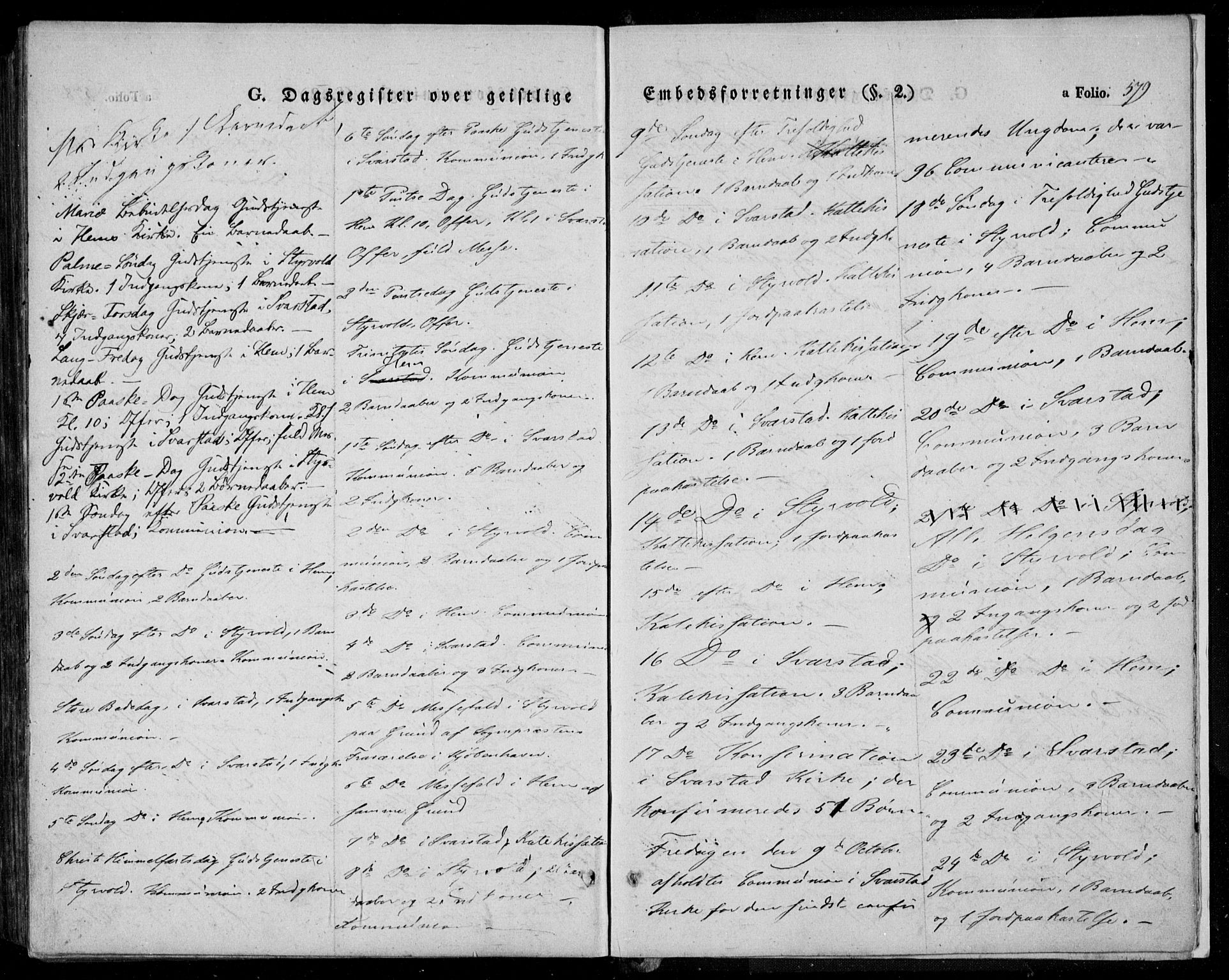 Lardal kirkebøker, AV/SAKO-A-350/F/Fa/L0006: Ministerialbok nr. I 6, 1835-1860, s. 579