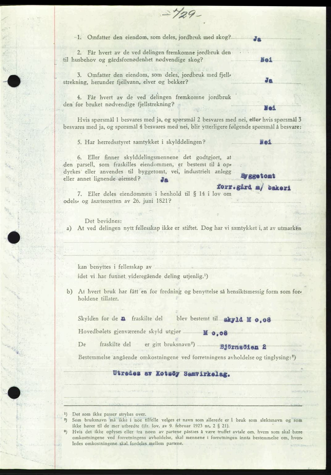 Gauldal sorenskriveri, SAT/A-0014/1/2/2C: Pantebok nr. A3, 1947-1947, Dagboknr: 797/1947