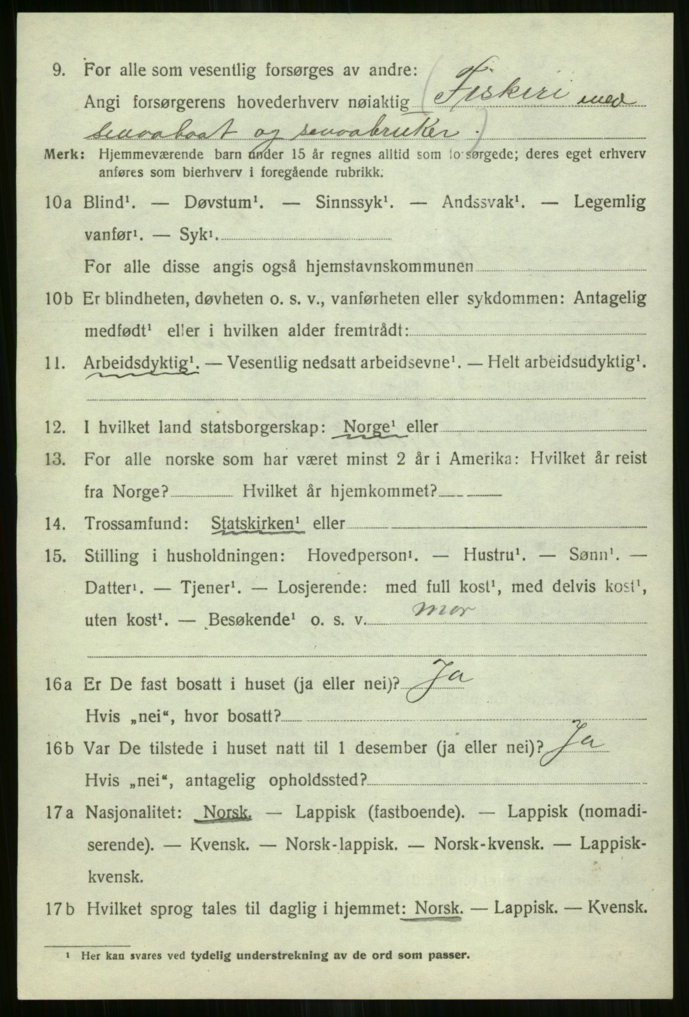 SATØ, Folketelling 1920 for 1941 Skjervøy herred, 1920, s. 6800