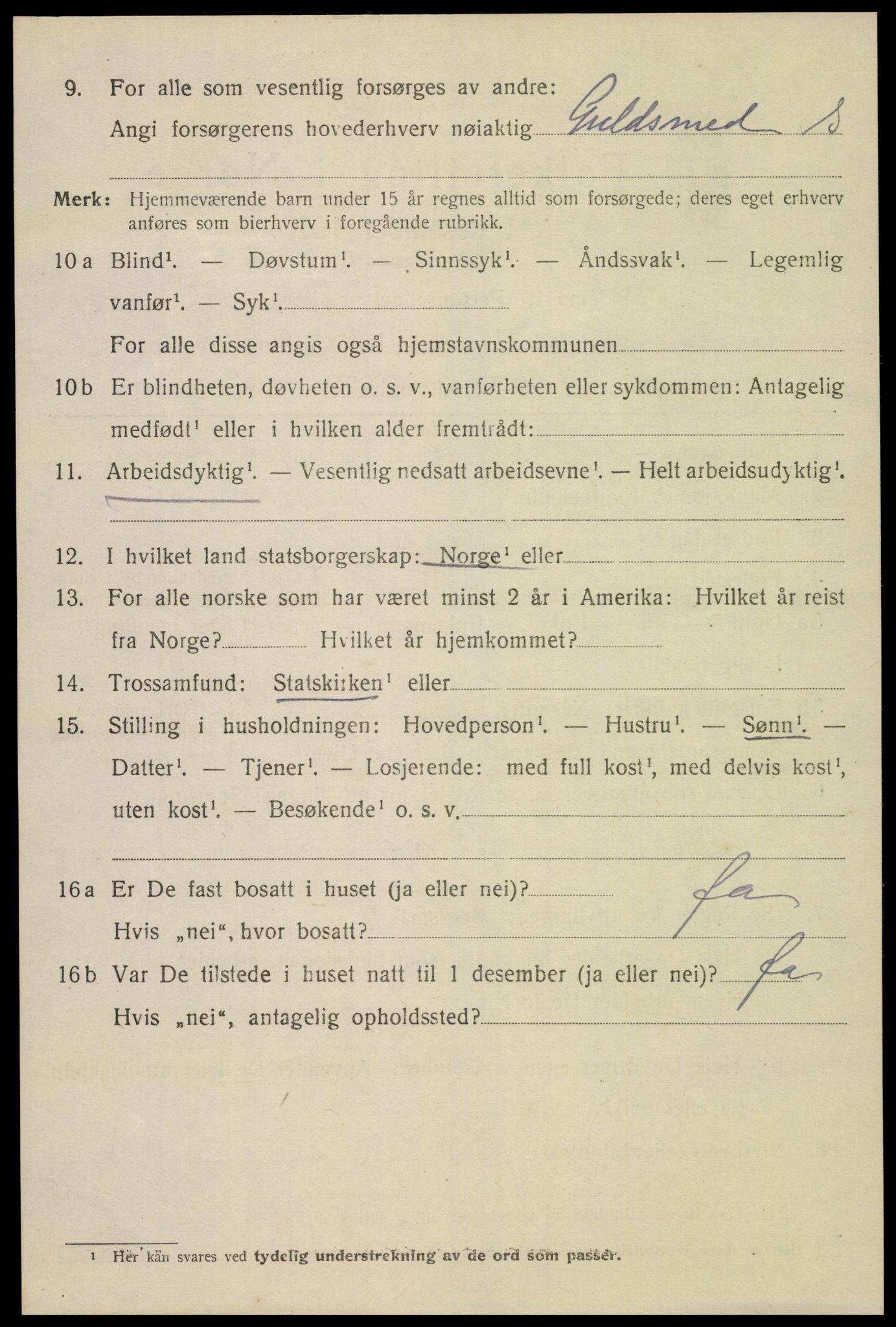 SAK, Folketelling 1920 for 1001 Kristiansand kjøpstad, 1920, s. 22636
