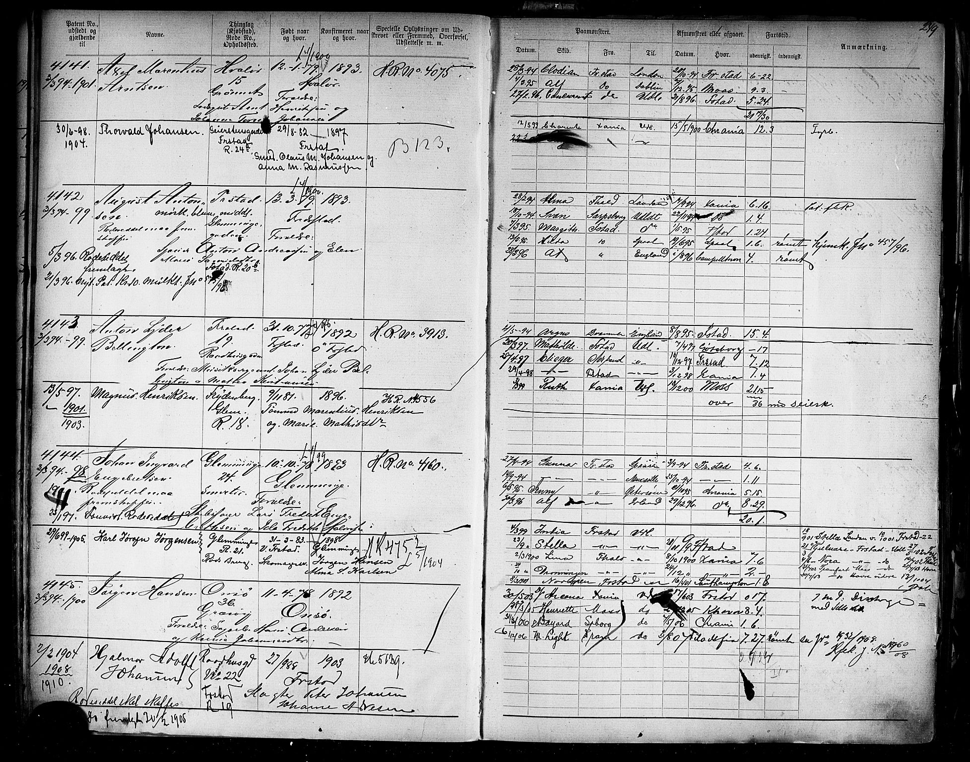 Fredrikstad mønstringskontor, AV/SAO-A-10569b/F/Fc/Fca/L0008: Annotasjonsrulle, 1898-1916, s. 31