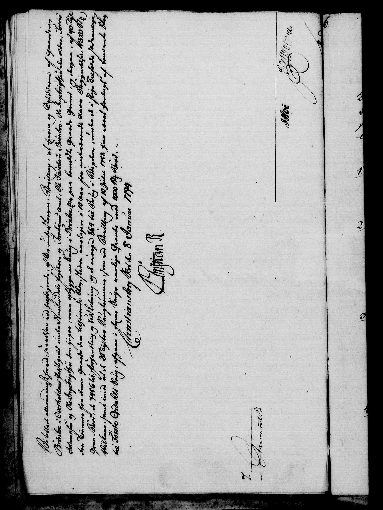 Rentekammeret, Kammerkanselliet, AV/RA-EA-3111/G/Gf/Gfa/L0076: Norsk relasjons- og resolusjonsprotokoll (merket RK 52.76), 1794, s. 30
