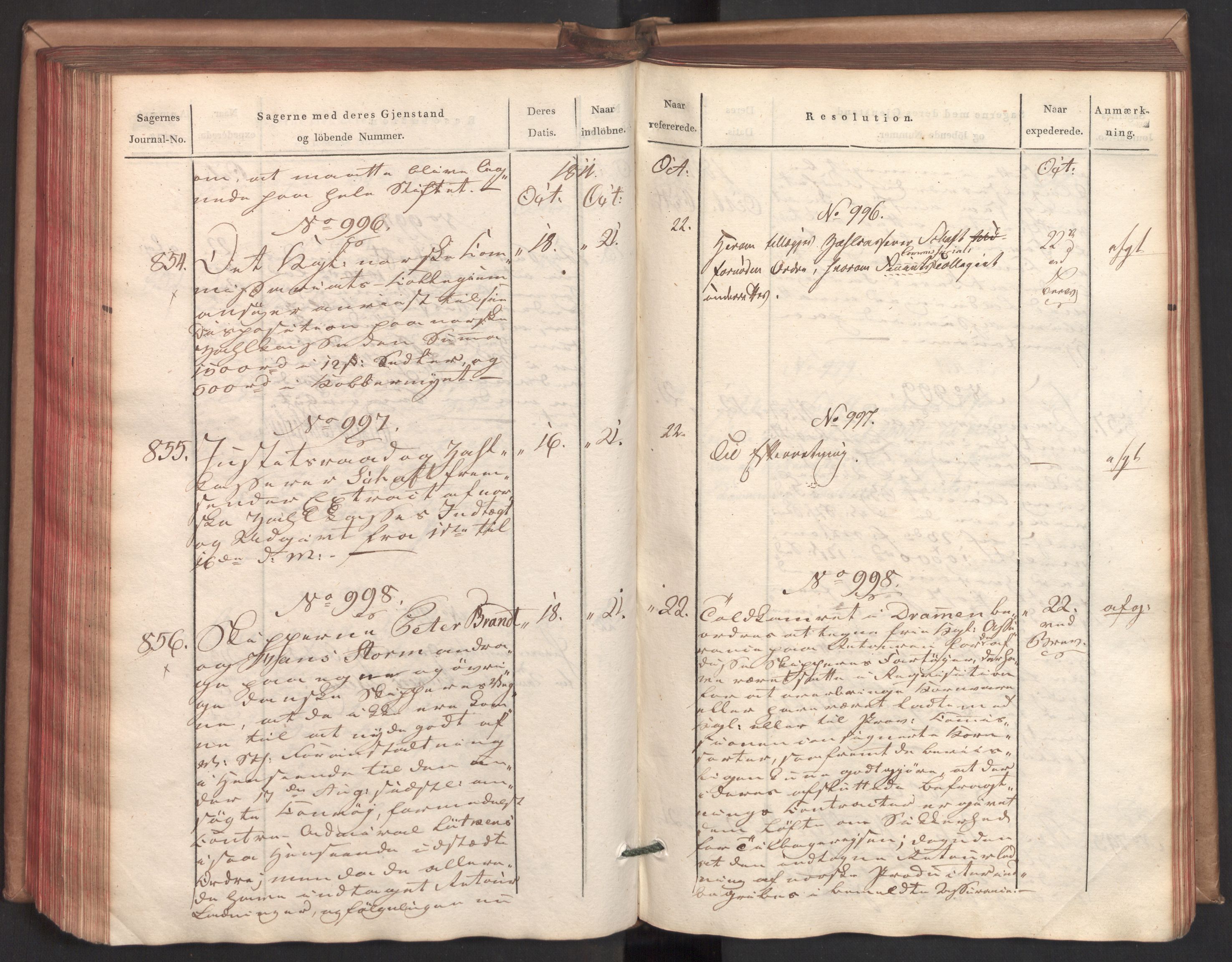 Stattholderembetet 1810-1814, 2. kontor (Kontor B), AV/RA-EA-5432/Ab/L0002: Referatprotokoll,  j.nr. 291-1001,  l.nr. 348-1179, 1811, s. 229