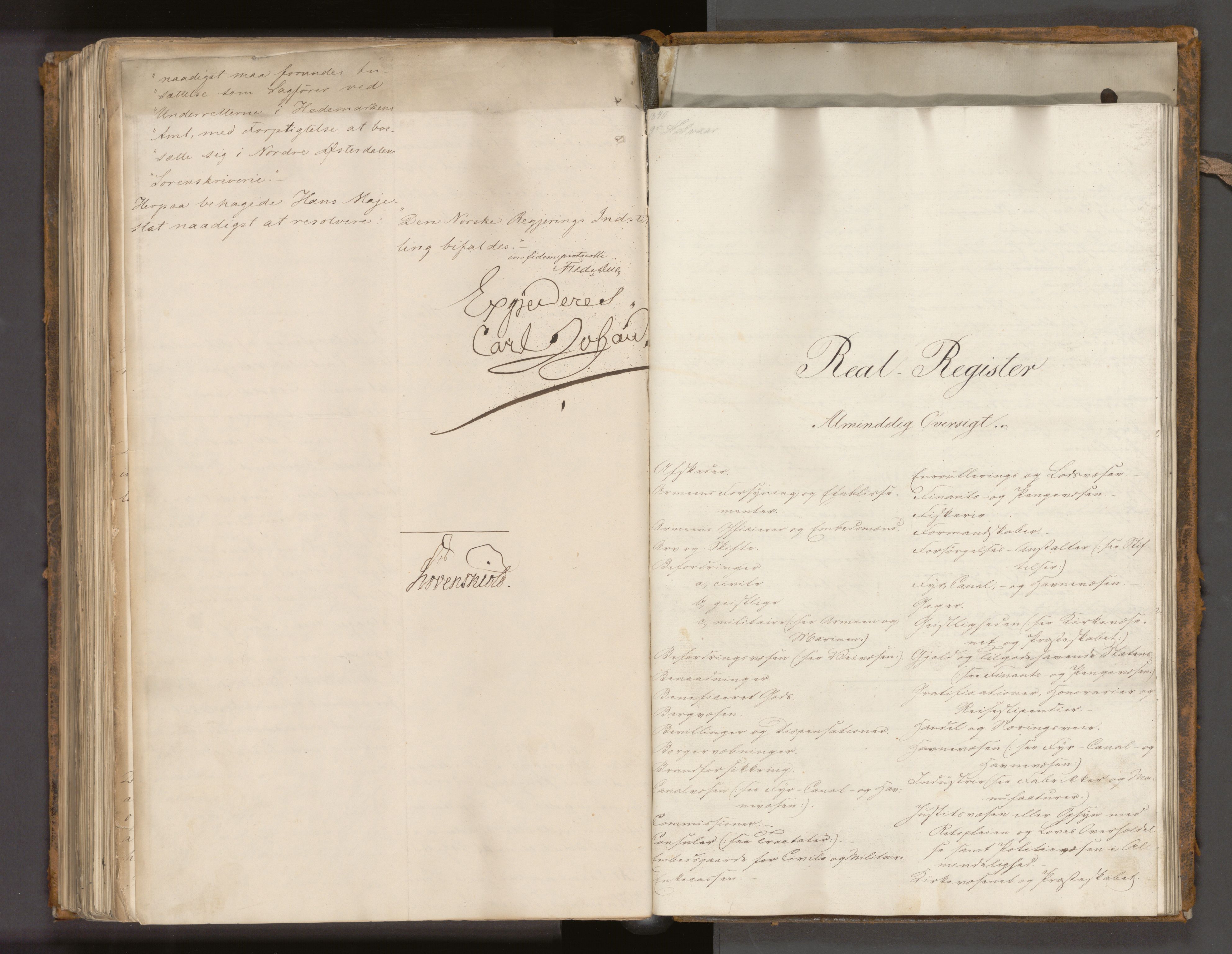 Statsrådssekretariatet, RA/S-1001/A/Ab/L0052: Kgl. res. nr. 814-1552, 2. halvår, 1840