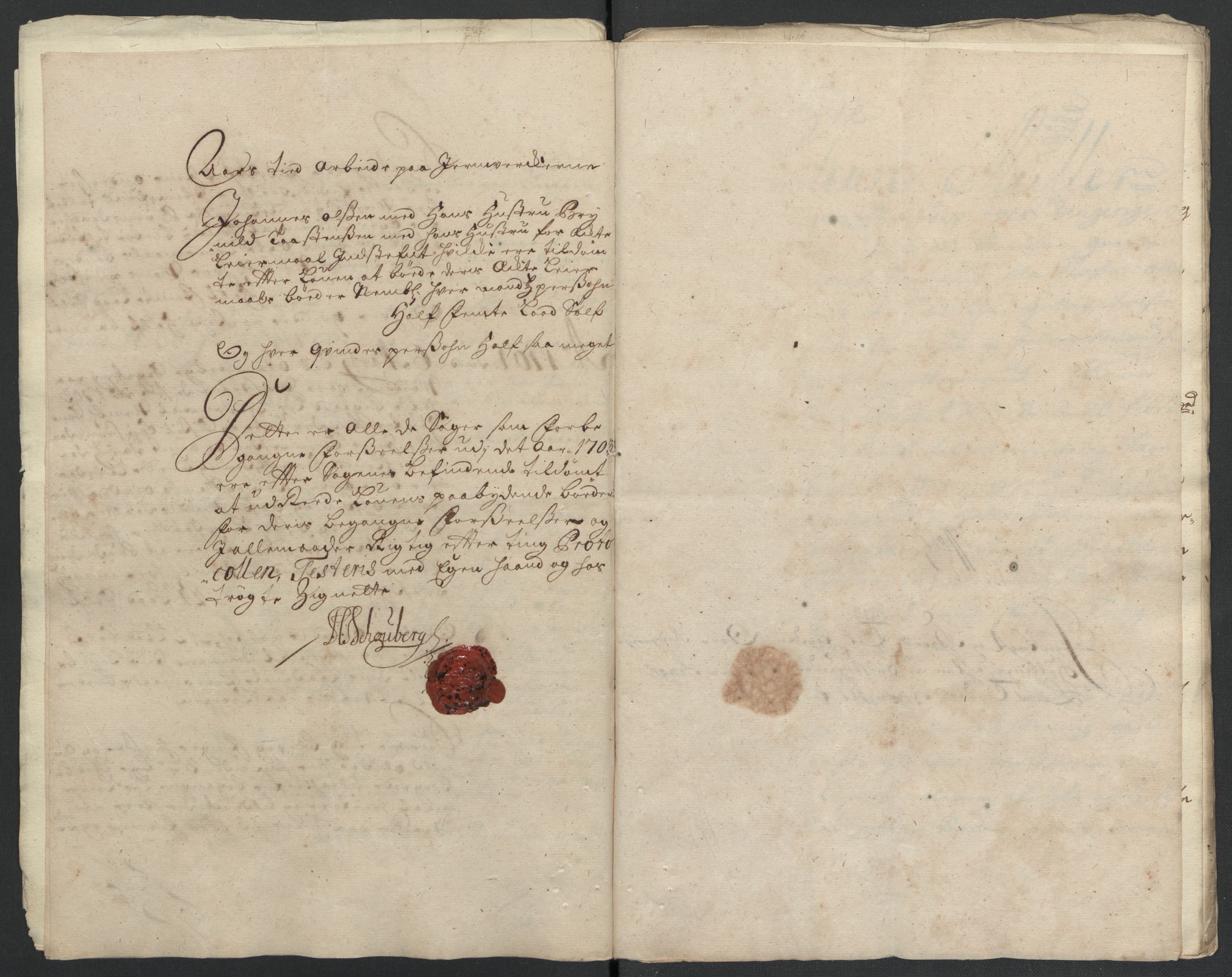 Rentekammeret inntil 1814, Reviderte regnskaper, Fogderegnskap, AV/RA-EA-4092/R22/L1461: Fogderegnskap Ringerike, Hallingdal og Buskerud, 1703, s. 179