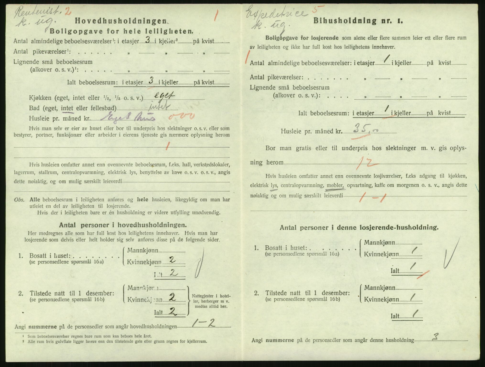 SAH, Folketelling 1920 for 0501 Lillehammer kjøpstad, 1920, s. 1495