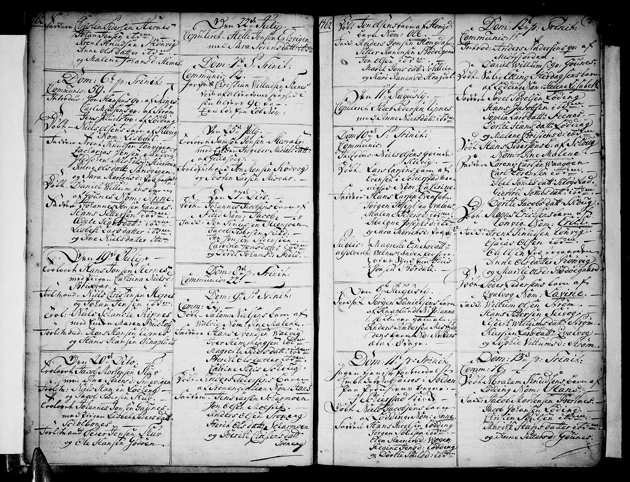 Ministerialprotokoller, klokkerbøker og fødselsregistre - Nordland, AV/SAT-A-1459/801/L0003: Ministerialbok nr. 801A03, 1762-1795, s. 4