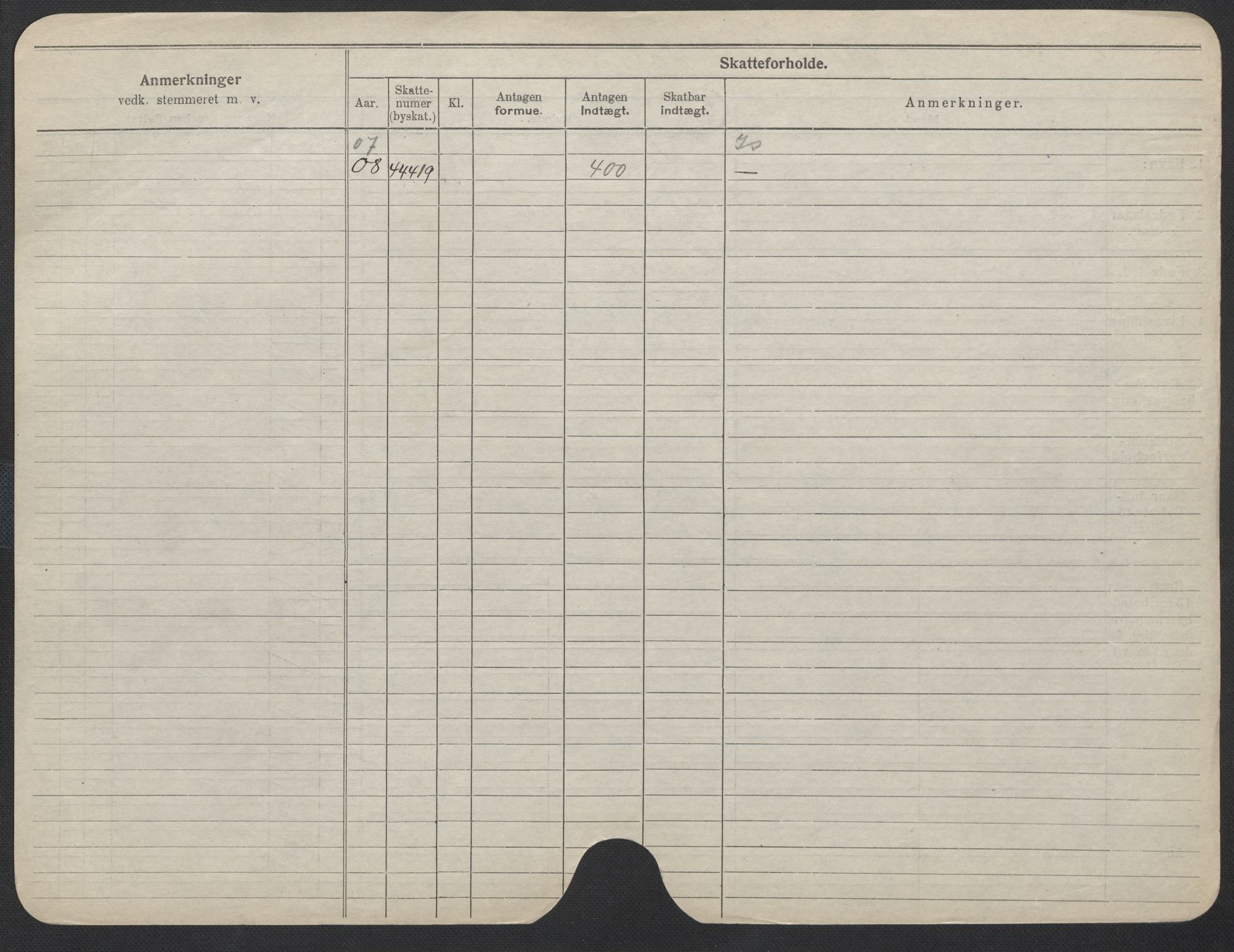 Oslo folkeregister, Registerkort, SAO/A-11715/F/Fa/Fac/L0012: Kvinner, 1906-1914, s. 1200b