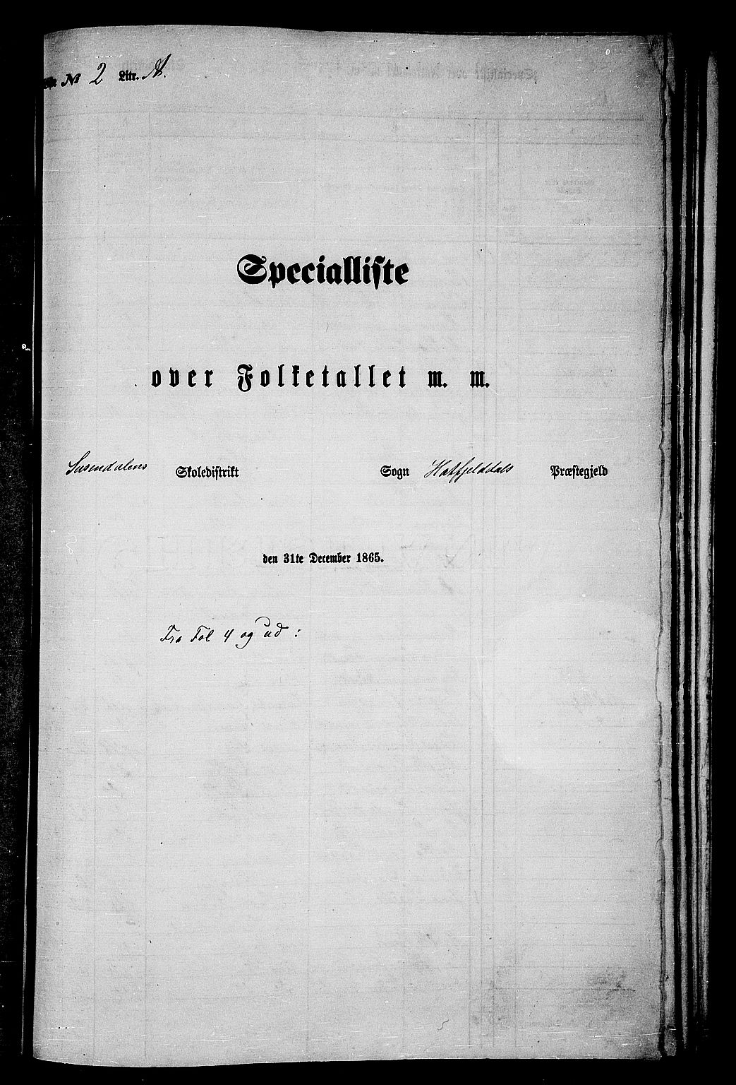 RA, Folketelling 1865 for 1826P Hattfjelldal prestegjeld, 1865, s. 18