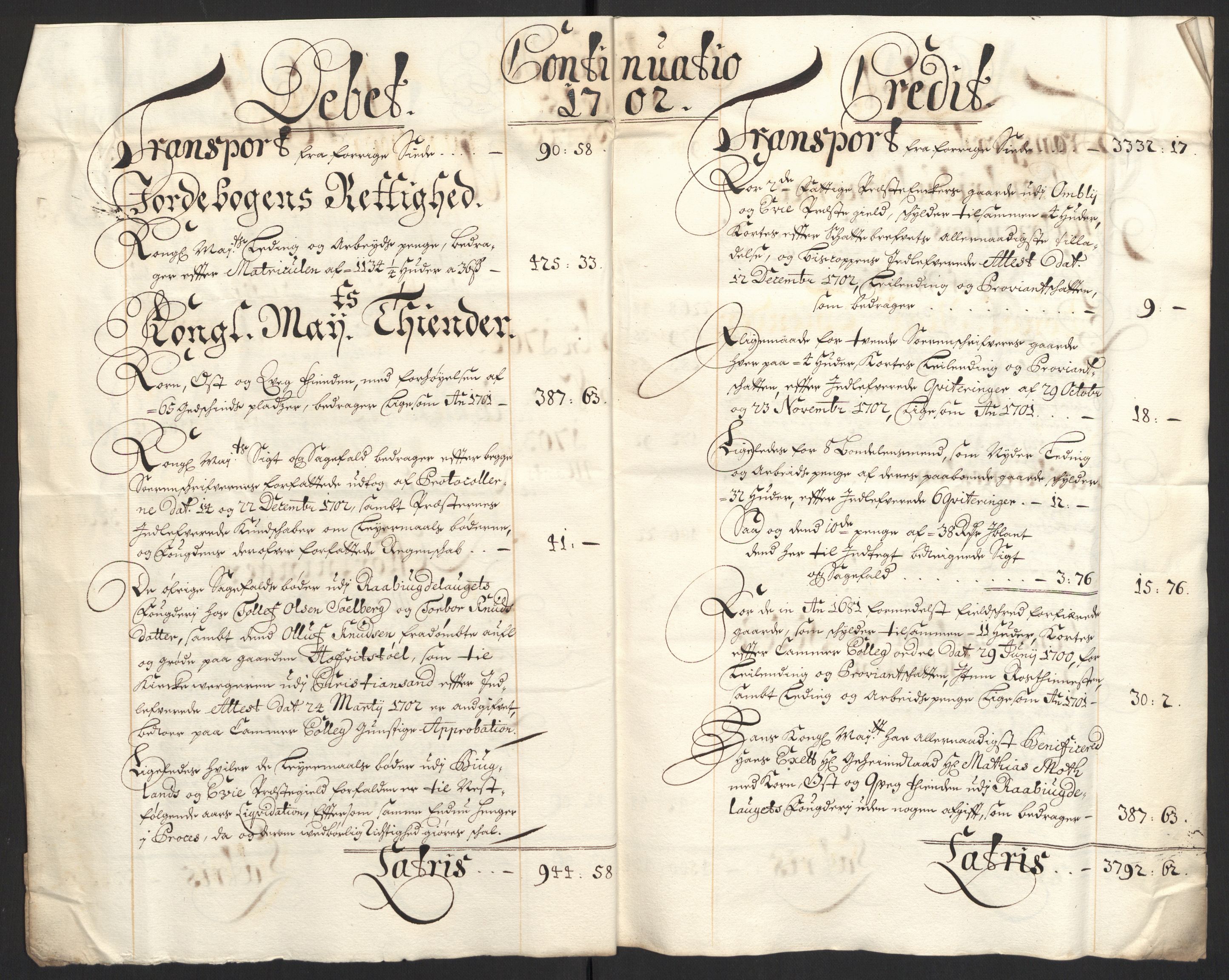 Rentekammeret inntil 1814, Reviderte regnskaper, Fogderegnskap, AV/RA-EA-4092/R40/L2446: Fogderegnskap Råbyggelag, 1700-1702, s. 261