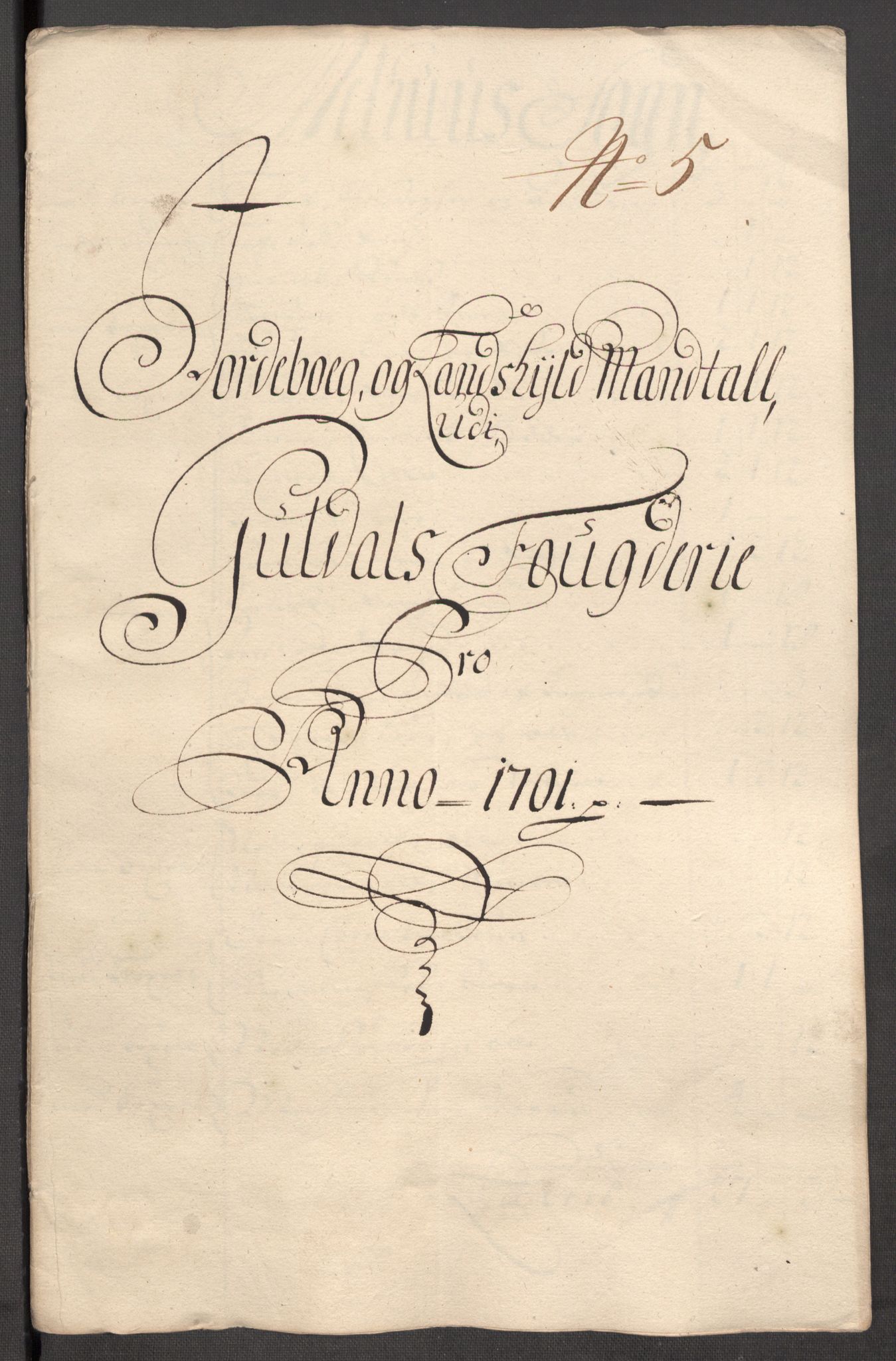 Rentekammeret inntil 1814, Reviderte regnskaper, Fogderegnskap, RA/EA-4092/R60/L3951: Fogderegnskap Orkdal og Gauldal, 1701, s. 241