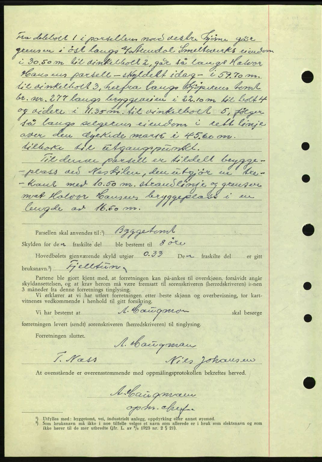 Nedenes sorenskriveri, AV/SAK-1221-0006/G/Gb/Gba/L0052: Pantebok nr. A6a, 1944-1945, Dagboknr: 344/1945