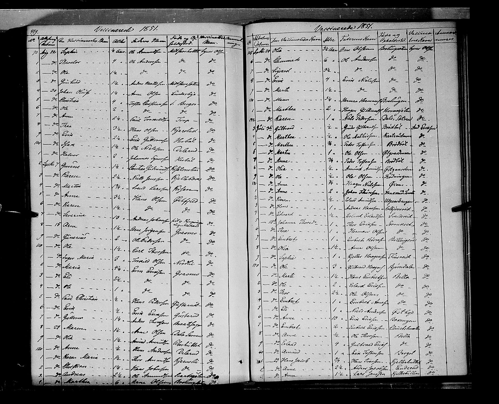 Vinger prestekontor, AV/SAH-PREST-024/H/Ha/Haa/L0009: Ministerialbok nr. 9, 1847-1855, s. 489