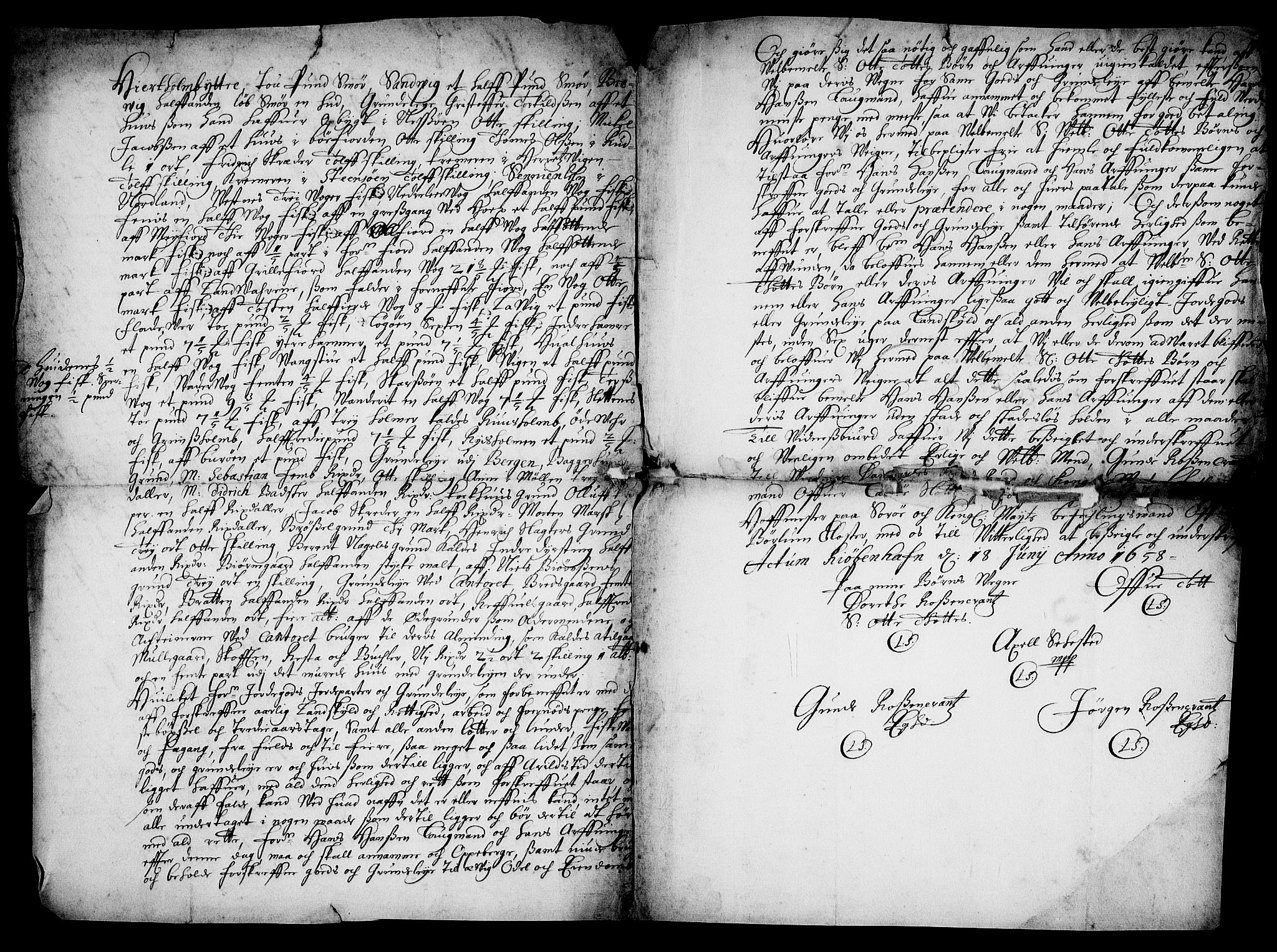 Rentekammeret inntil 1814, Realistisk ordnet avdeling, RA/EA-4070/On/L0010: [Jj 11]: Salg av krongods i Norge, 1661-1704, s. 618
