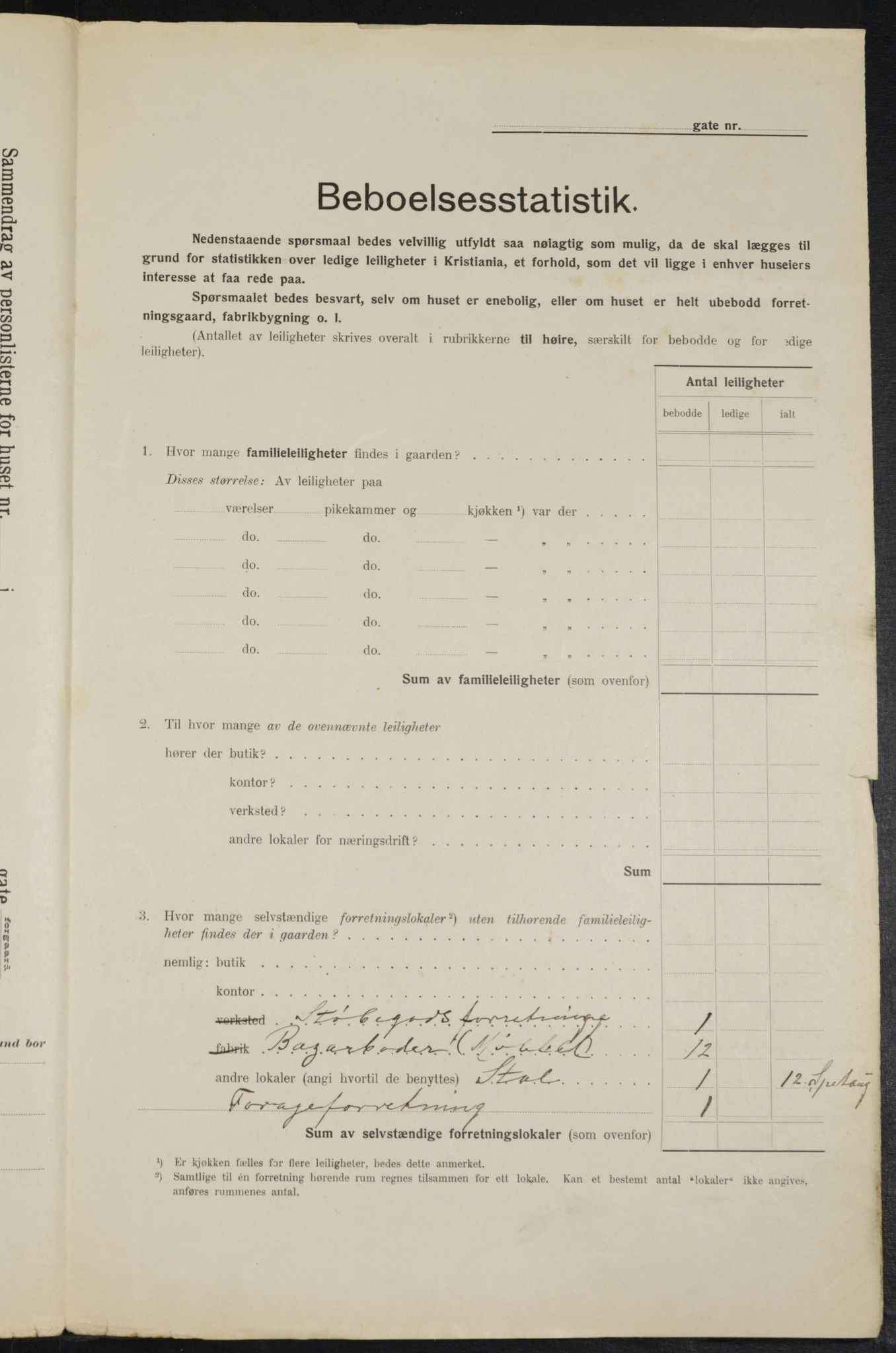 OBA, Kommunal folketelling 1.2.1914 for Kristiania, 1914, s. 104191