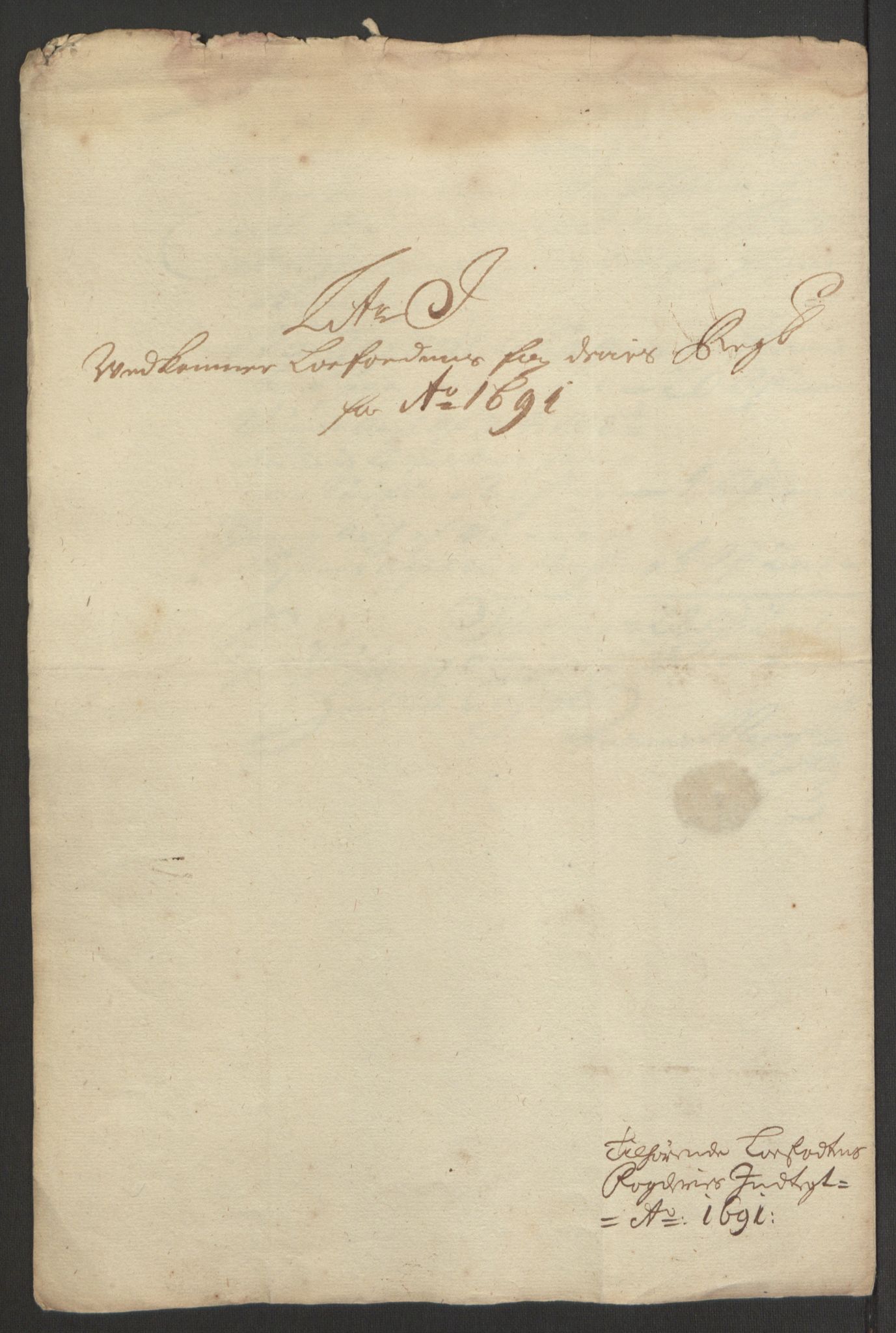 Rentekammeret inntil 1814, Reviderte regnskaper, Fogderegnskap, RA/EA-4092/R67/L4675: Fogderegnskap Vesterålen, Andenes og Lofoten, 1691-1693, s. 88