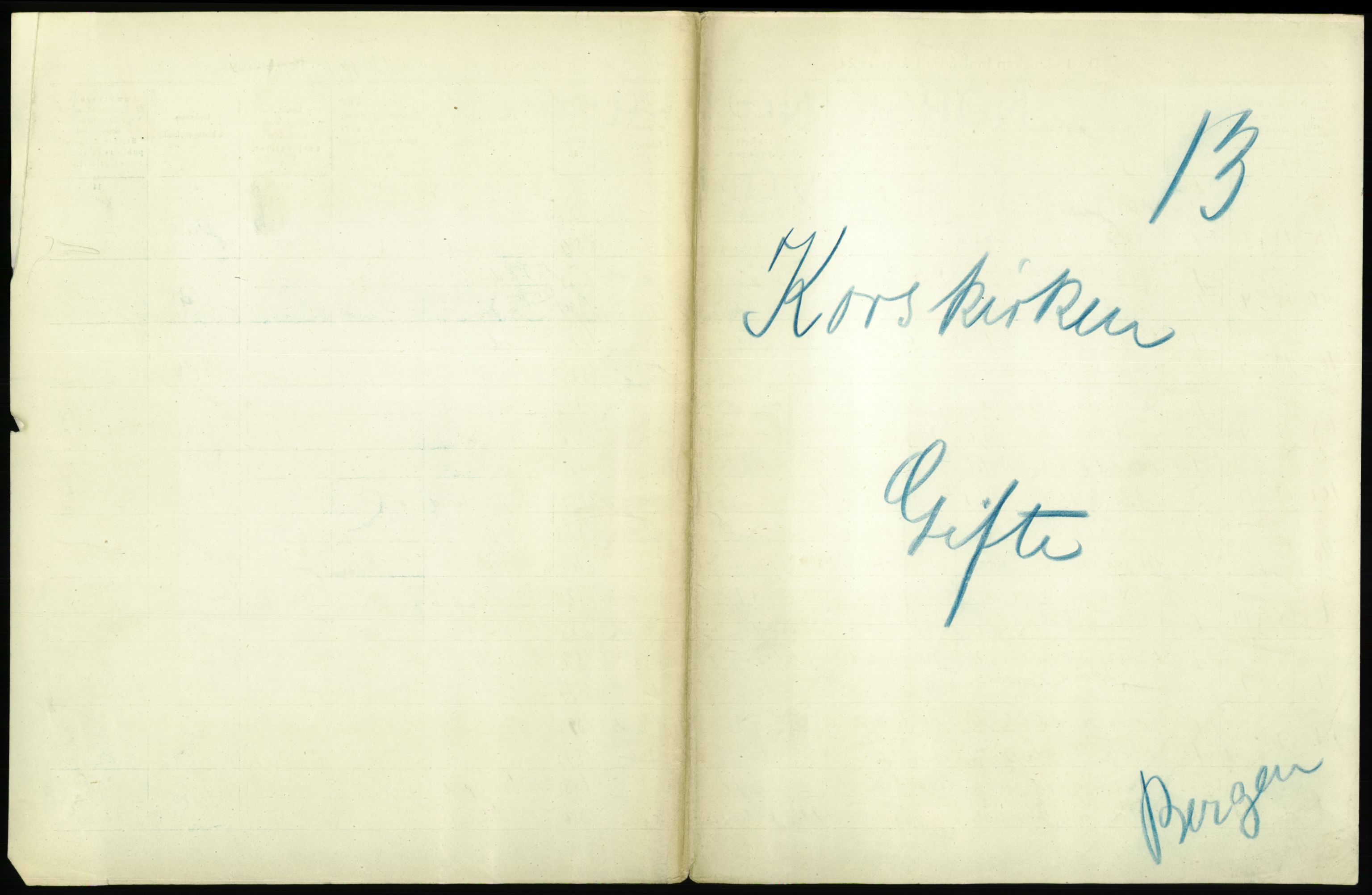 Statistisk sentralbyrå, Sosiodemografiske emner, Befolkning, RA/S-2228/D/Df/Dfb/Dfbj/L0042: Bergen: Gifte, døde, dødfødte., 1920, s. 185