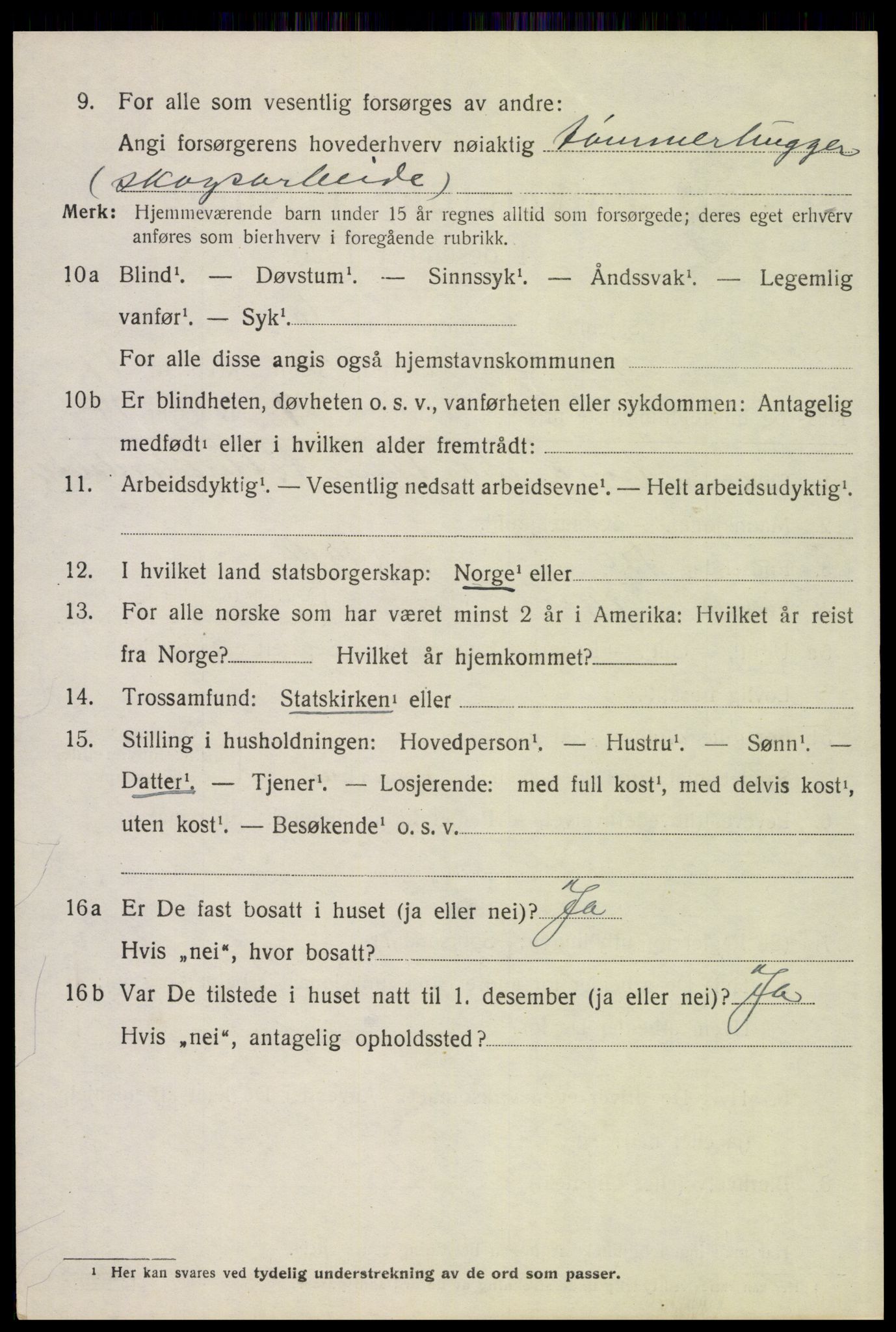 SAH, Folketelling 1920 for 0428 Trysil herred, 1920, s. 10606