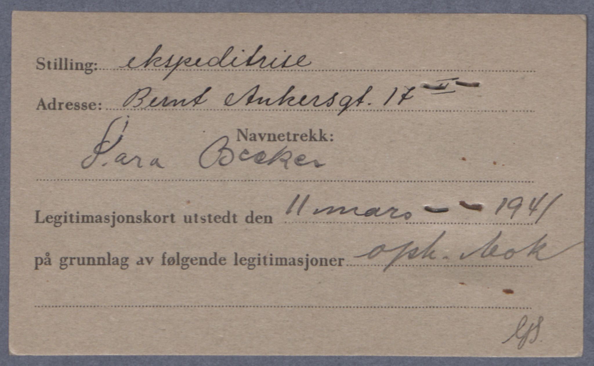 Sosialdepartementet, Våre Falne, RA/S-1708/E/Ee/L0021A: Fotografier av jøder på legitimasjonskort (1941-42), 1941-1942, s. 26