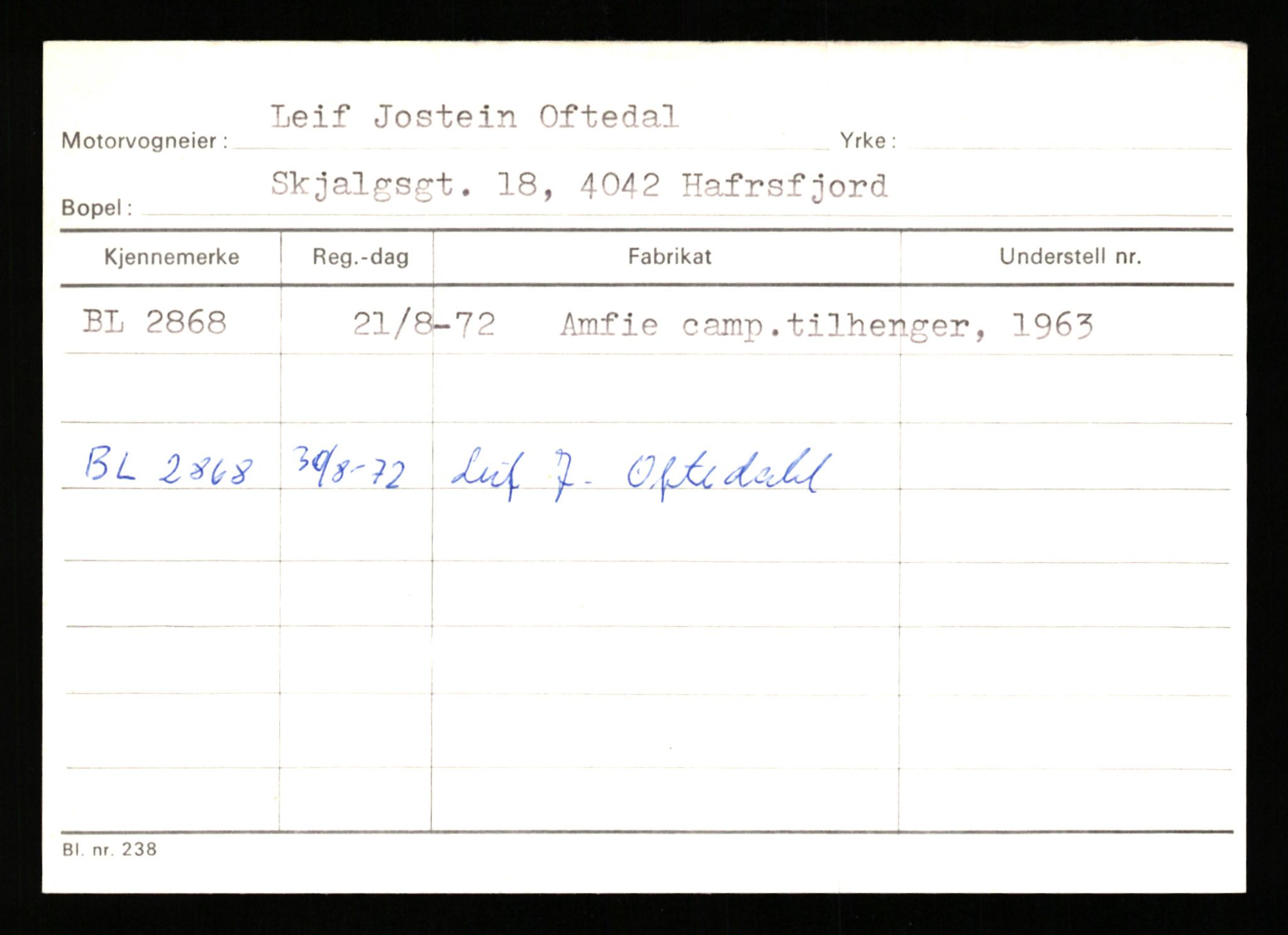 Stavanger trafikkstasjon, AV/SAST-A-101942/0/G/L0001: Registreringsnummer: 0 - 5782, 1930-1971, s. 1935