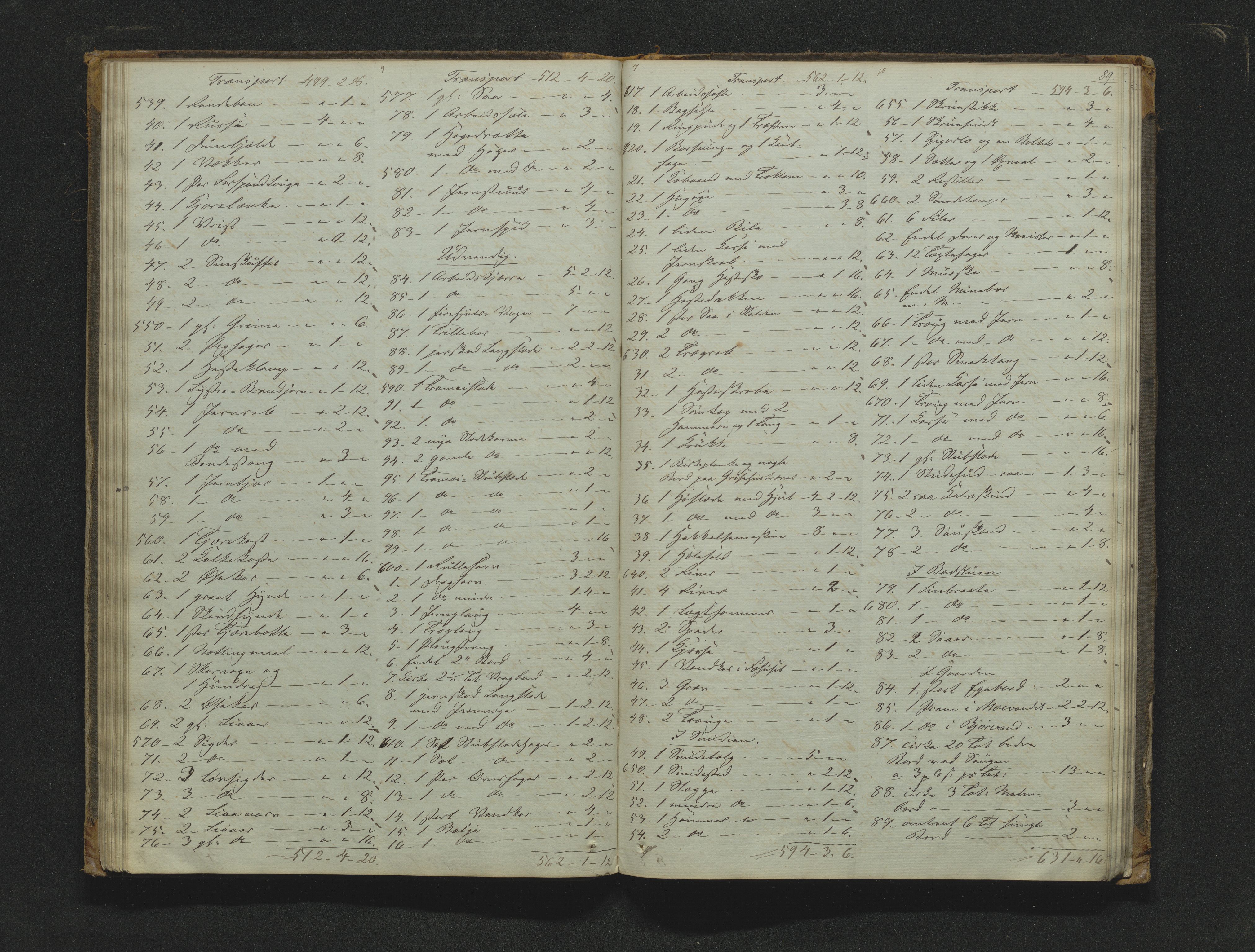 Bamble sorenskriveri, AV/SAKO-A-214/H/Hb/Hbb/Hbbb/L0002/0001: Skifteregisteringsprotokoll  / Skifteregisteringsprotokoll 4, 1862-1884, s. 88-89