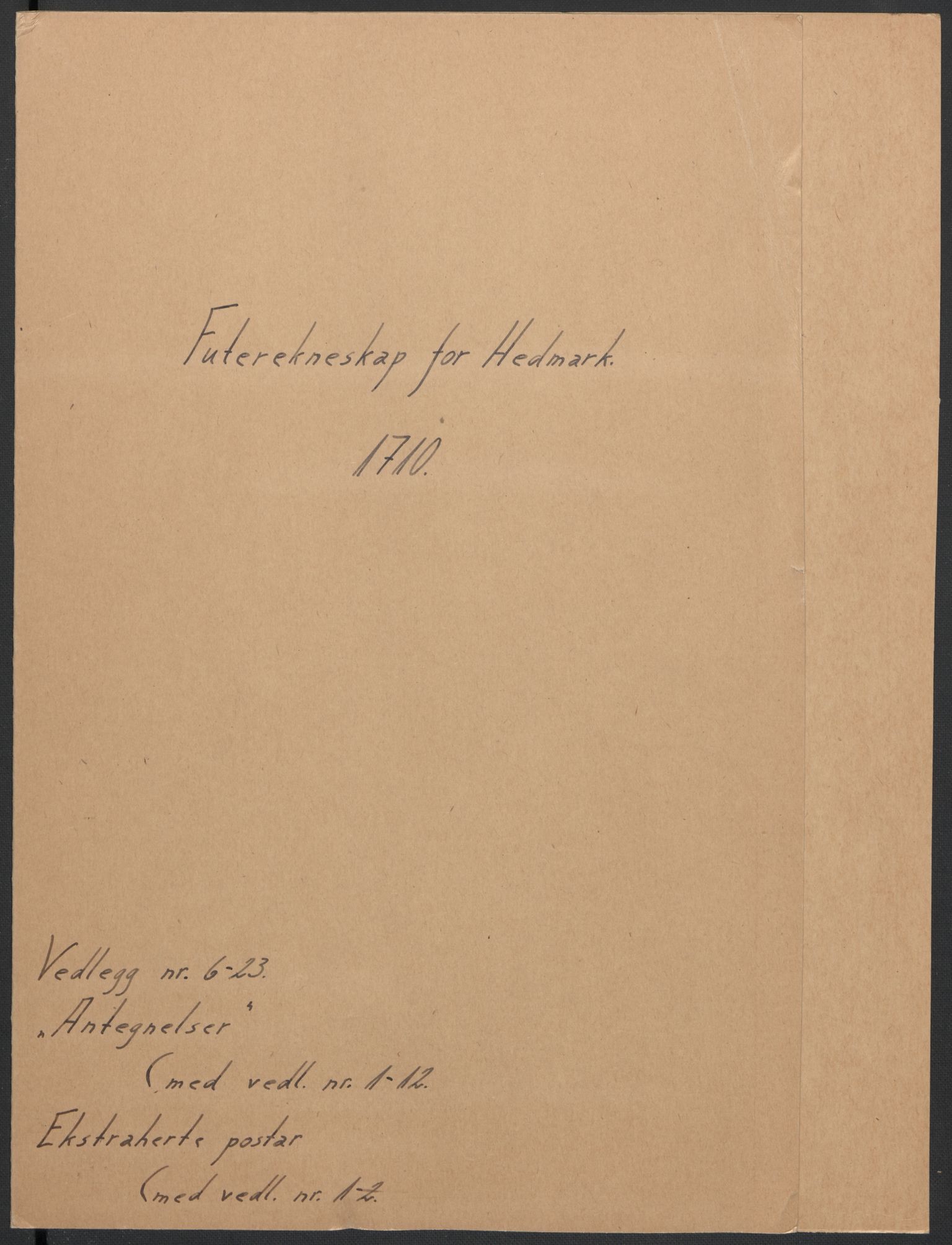 Rentekammeret inntil 1814, Reviderte regnskaper, Fogderegnskap, RA/EA-4092/R16/L1046: Fogderegnskap Hedmark, 1710, s. 203