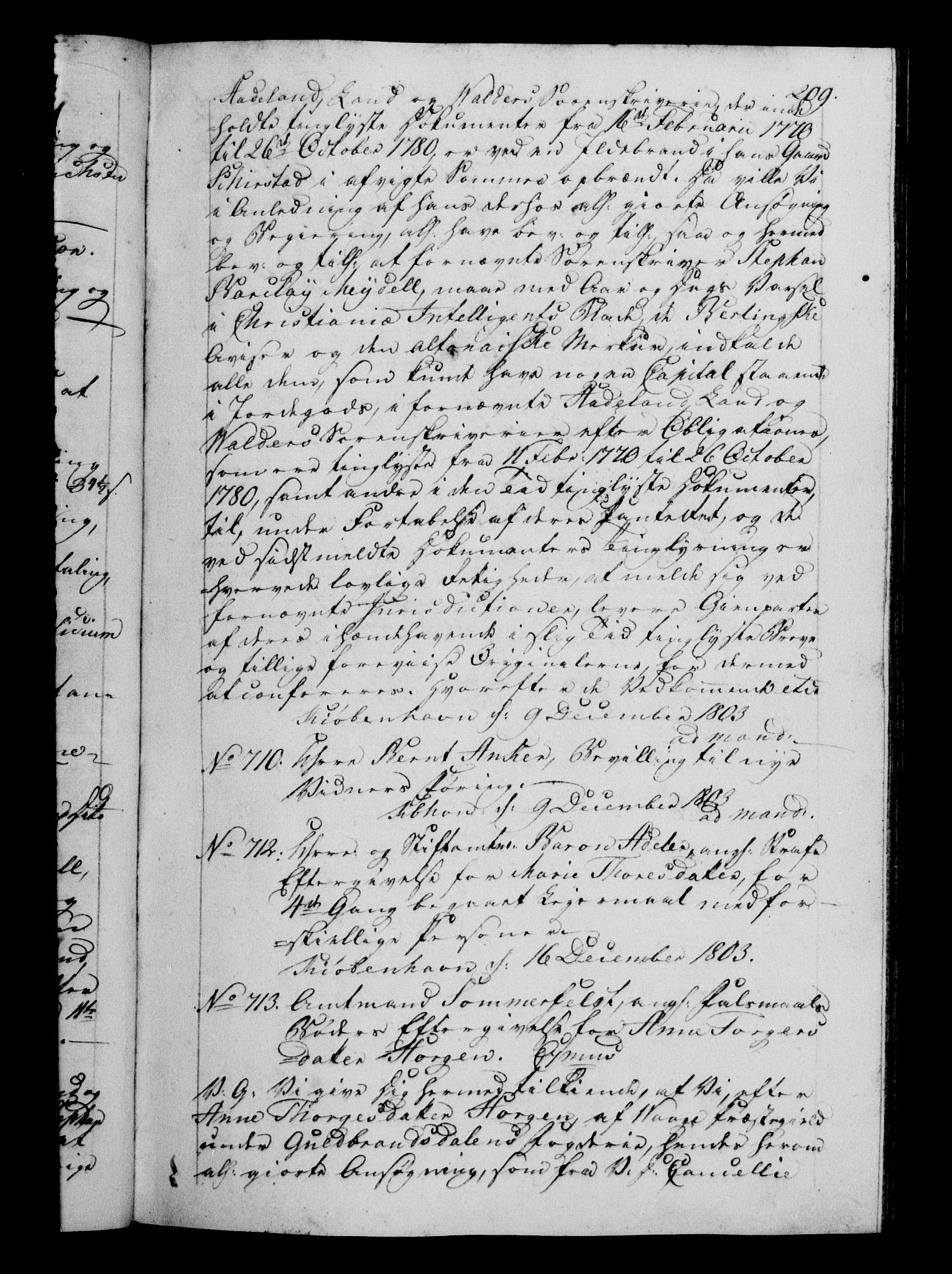 Danske Kanselli 1800-1814, AV/RA-EA-3024/H/Hf/Hfb/Hfba/L0002: Registranter, 1802-1804, s. 209a