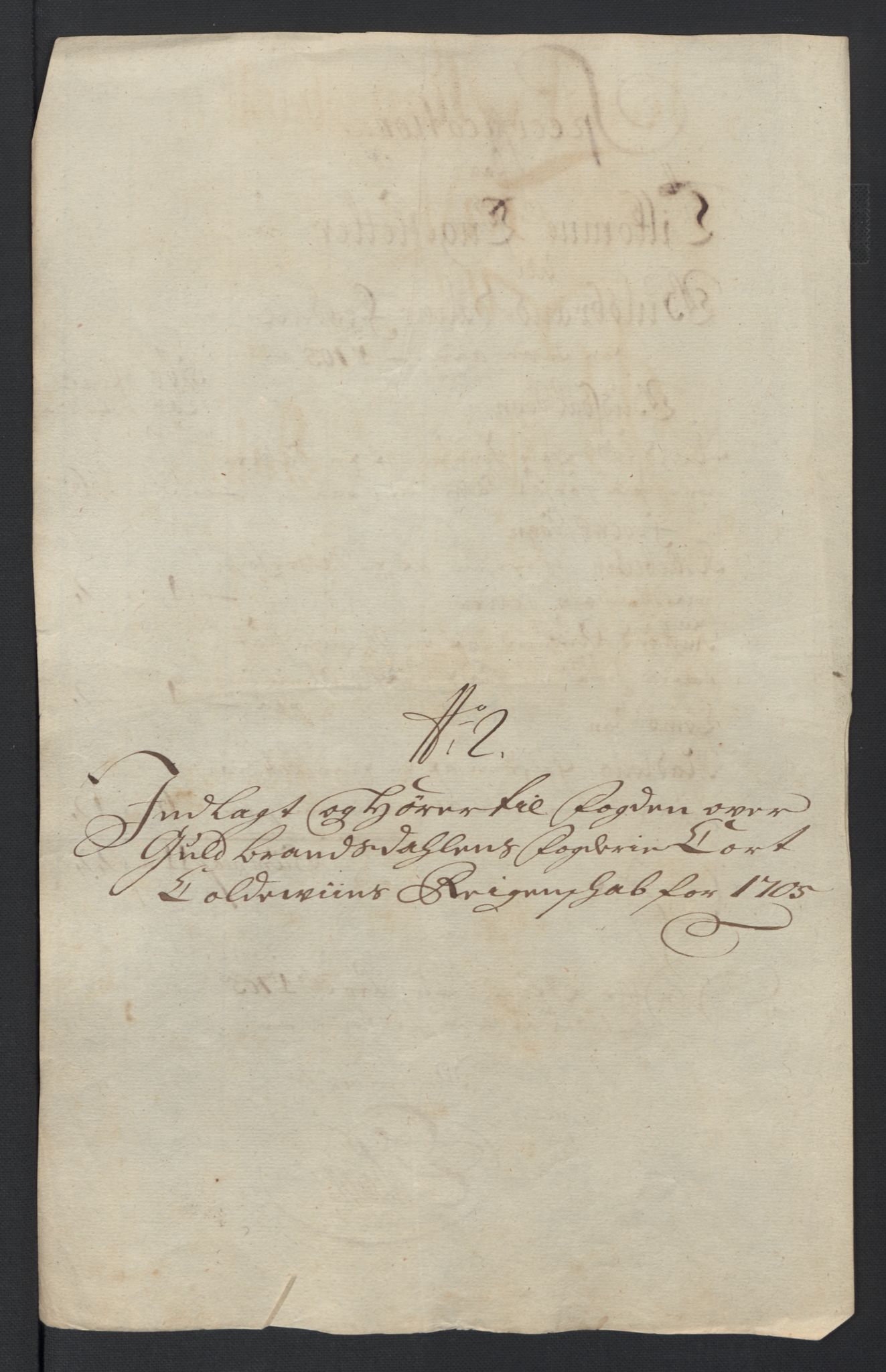 Rentekammeret inntil 1814, Reviderte regnskaper, Fogderegnskap, RA/EA-4092/R17/L1178: Fogderegnskap Gudbrandsdal, 1705-1707, s. 36