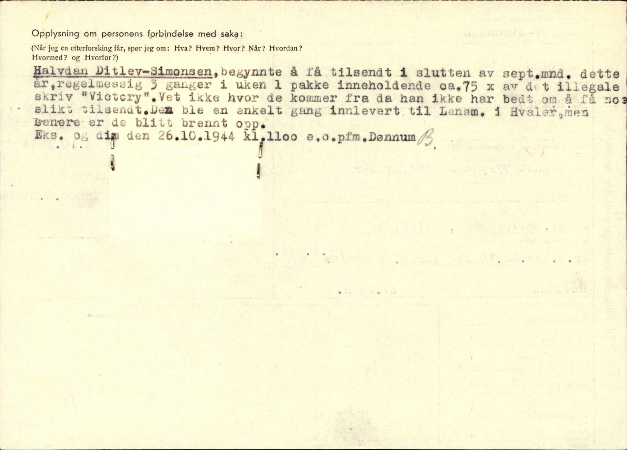 Statspolitiet - Hovedkontoret / Osloavdelingen, AV/RA-S-1329/C/Ca/L0003: Brechan - Eichinger	, 1943-1945, s. 4045