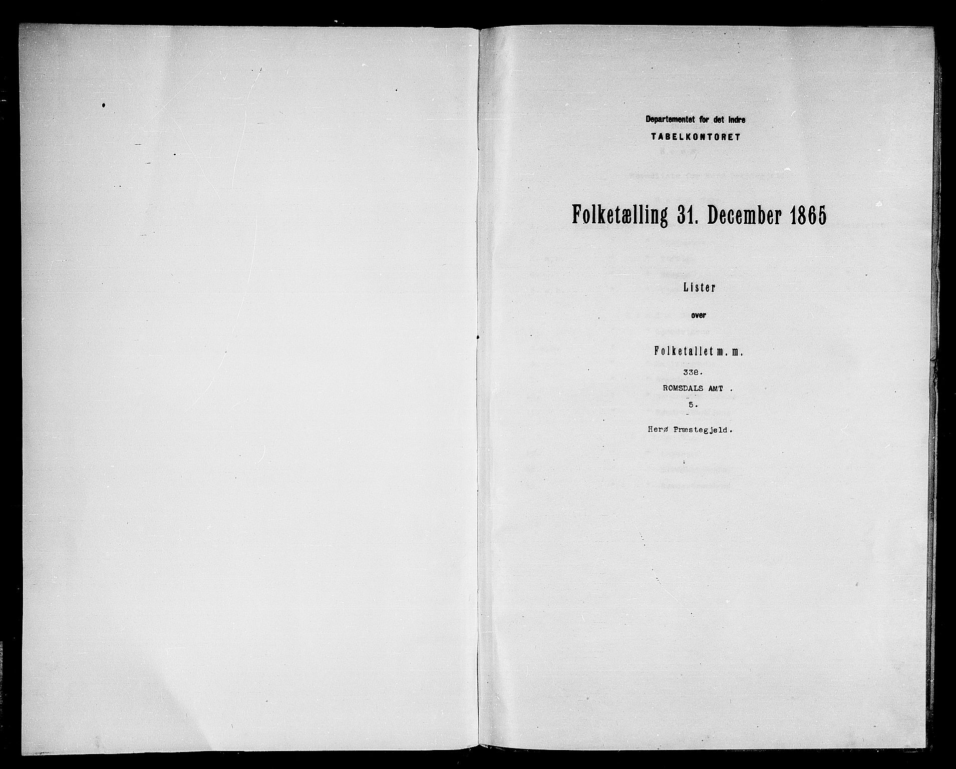RA, Folketelling 1865 for 1515P Herøy prestegjeld, 1865, s. 3