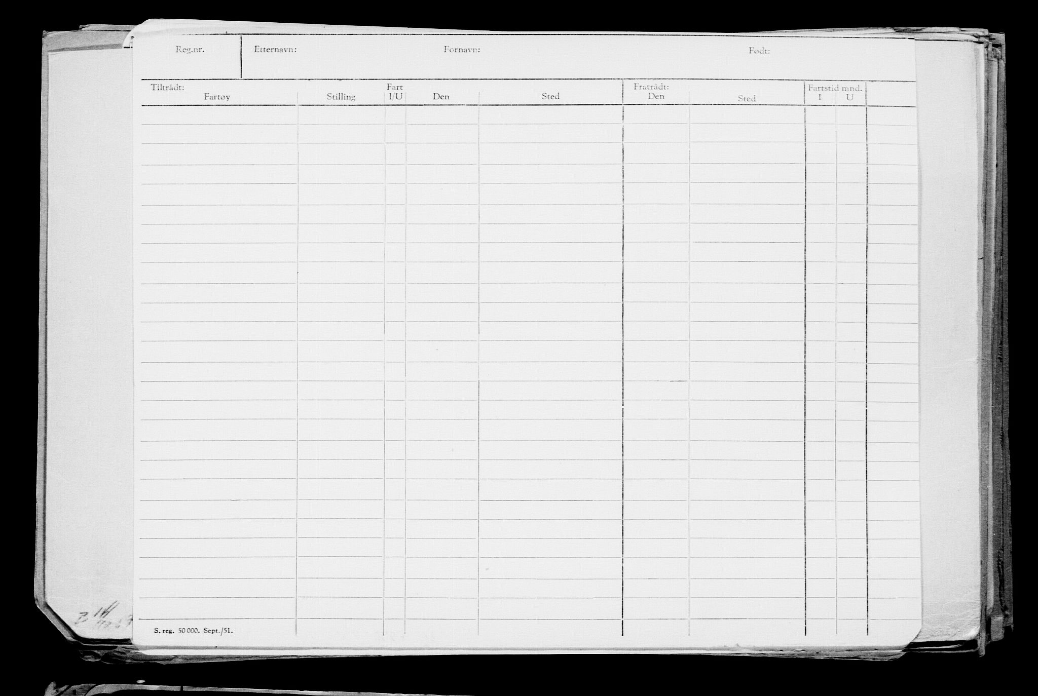 Direktoratet for sjømenn, AV/RA-S-3545/G/Gb/L0186: Hovedkort, 1920, s. 88