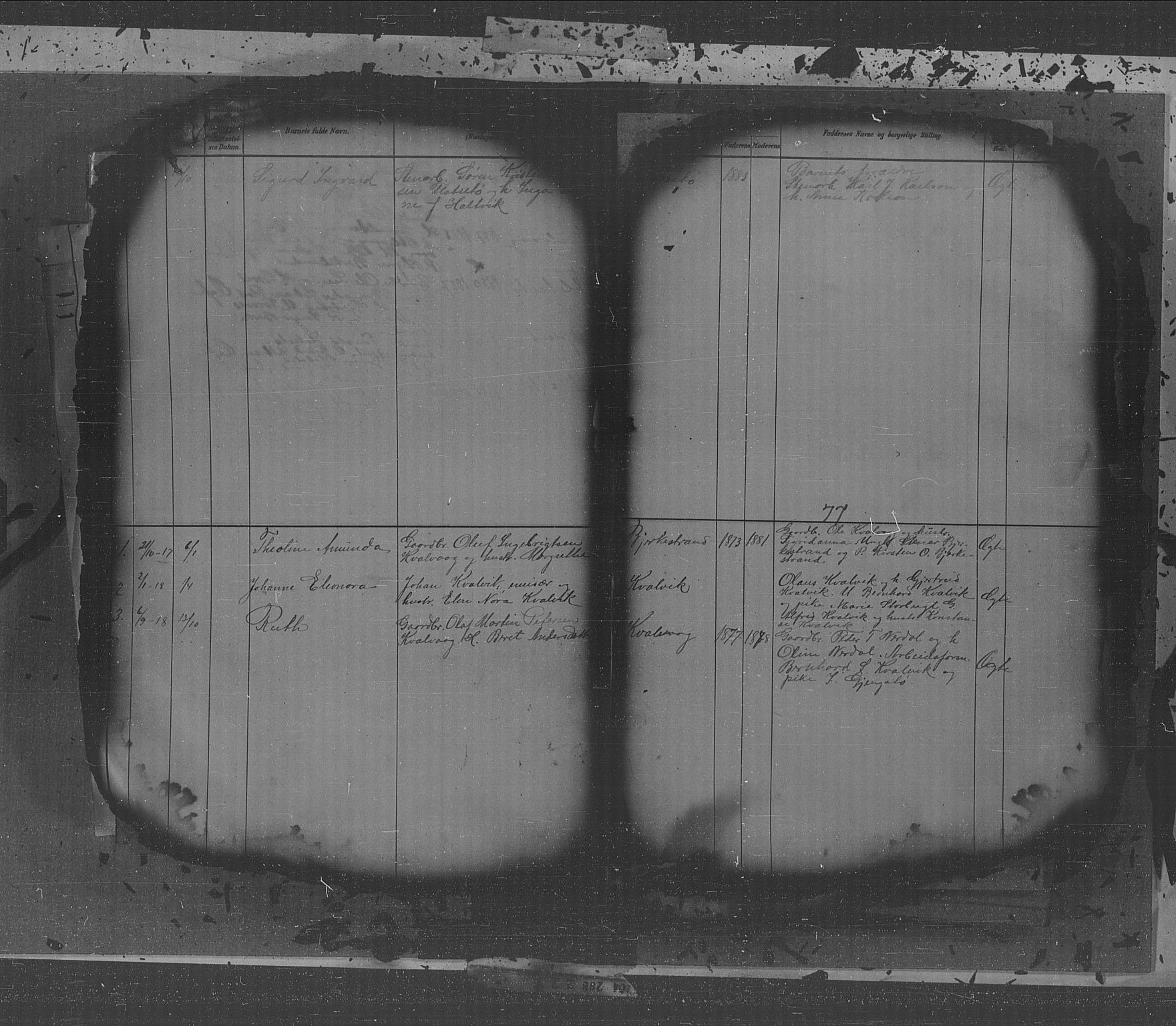 Kristiansund sokneprestkontor, SAT/A-1068/1/I/I1: Klokkerbok nr. 31, 1880-1918, s. 77