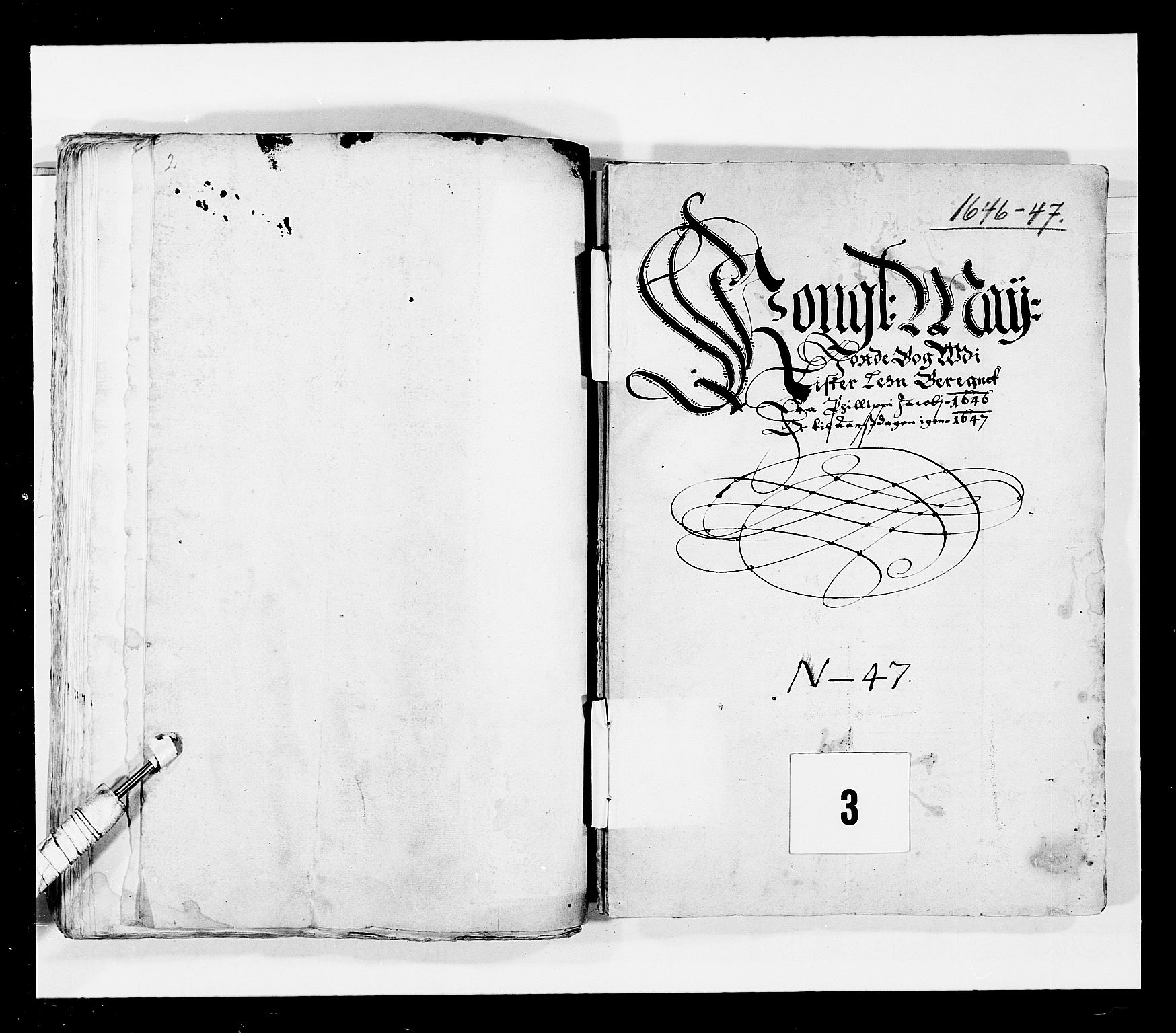 Stattholderembetet 1572-1771, RA/EA-2870/Ek/L0023/0001: Jordebøker 1633-1658: / Jordebøker for Agdesiden len, 1644-1647, s. 65