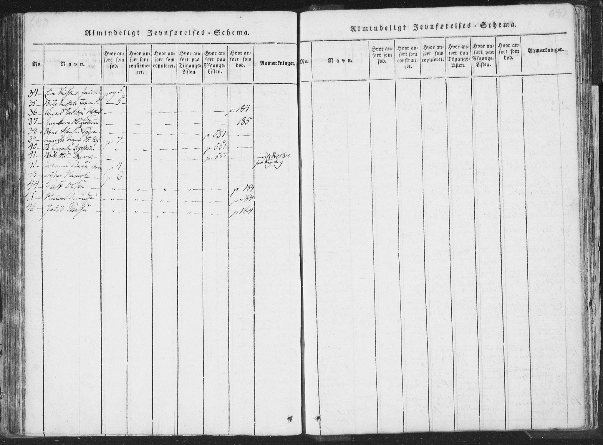 Sandsvær kirkebøker, AV/SAKO-A-244/F/Fa/L0004: Ministerialbok nr. I 4, 1817-1839, s. 640-641
