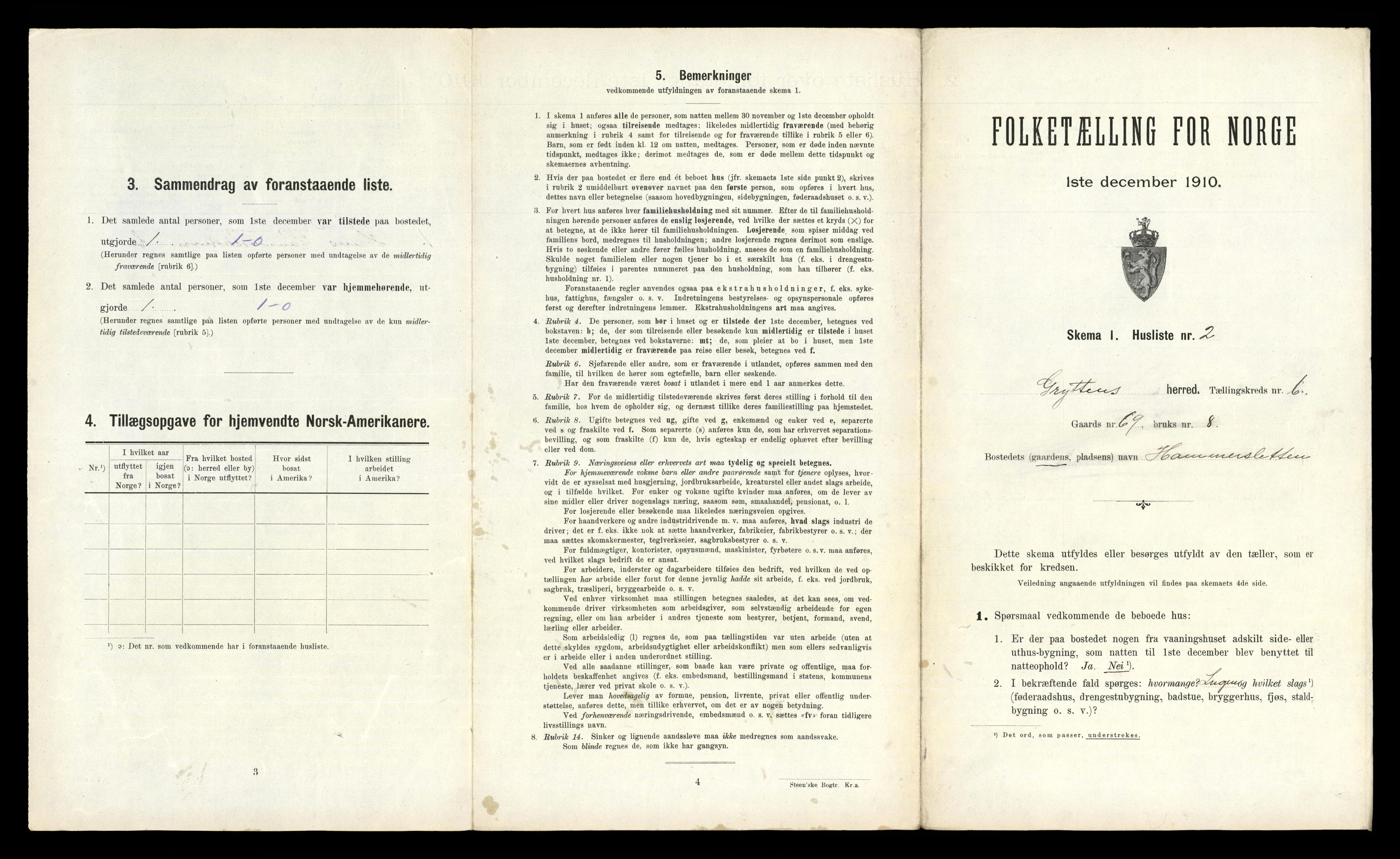 RA, Folketelling 1910 for 1539 Grytten herred, 1910, s. 524