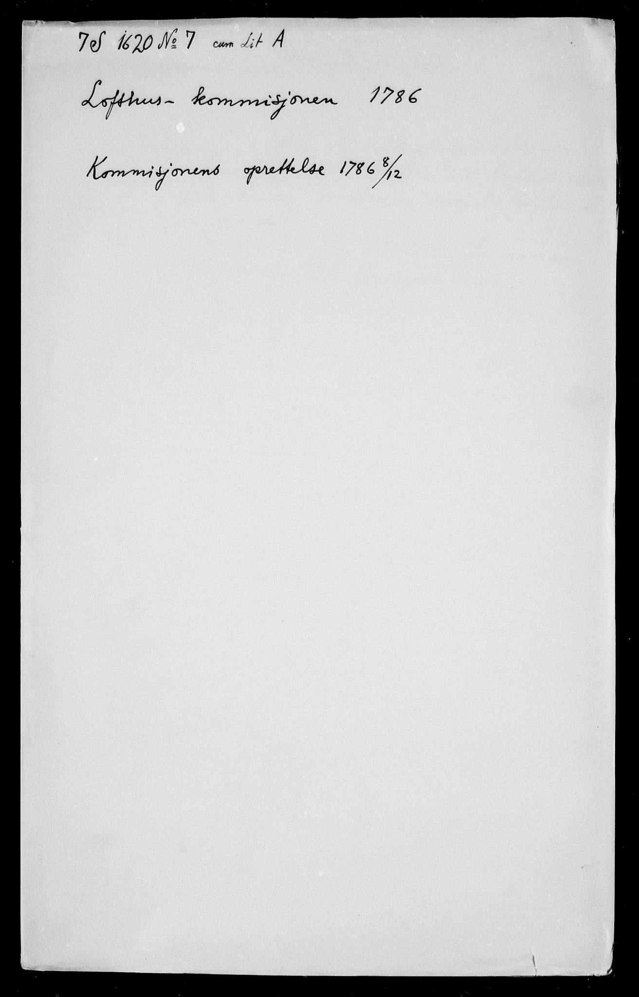 Danske Kanselli, Skapsaker, RA/EA-4061/F/L0101: Skap 16, pakke 7 VII, 1787, s. 1020