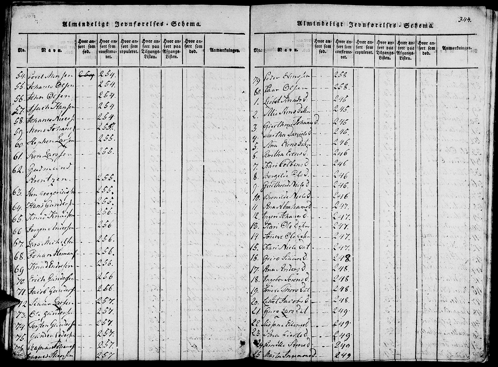 Fjelberg sokneprestembete, AV/SAB-A-75201/H/Haa: Ministerialbok nr. A 4, 1816-1822, s. 344