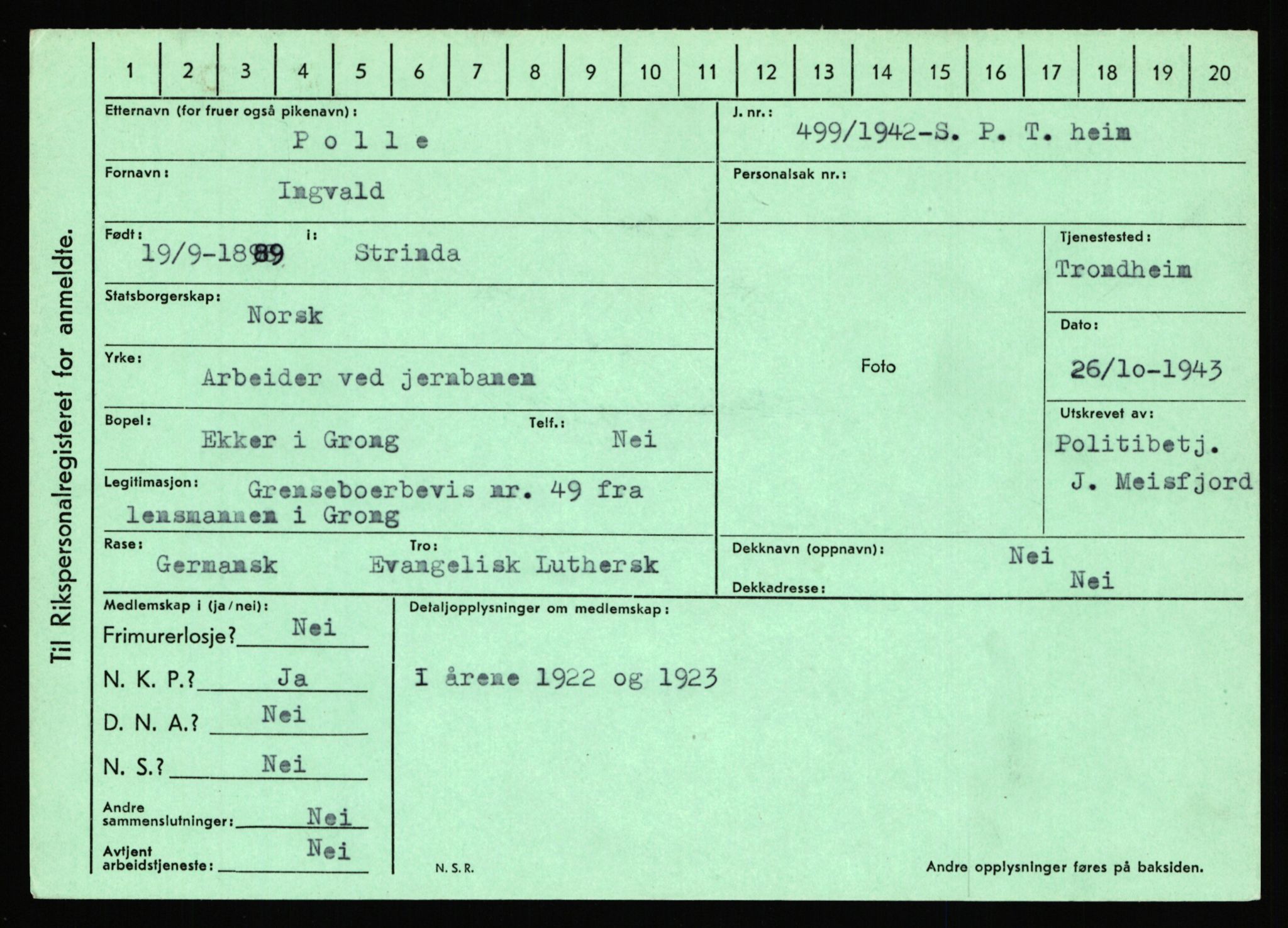 Statspolitiet - Hovedkontoret / Osloavdelingen, AV/RA-S-1329/C/Ca/L0012: Oanæs - Quistgaard	, 1943-1945, s. 4702