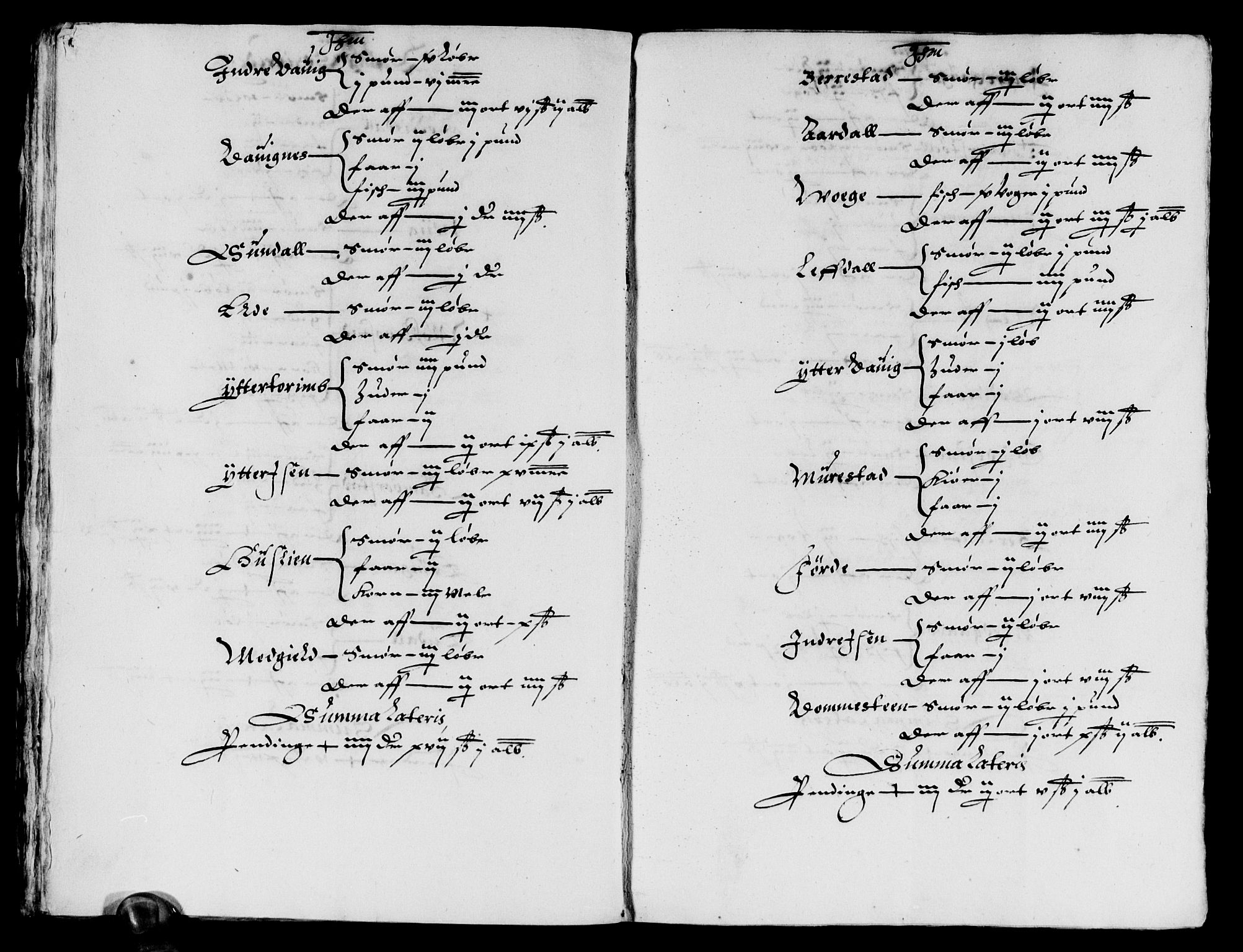 Rentekammeret inntil 1814, Reviderte regnskaper, Lensregnskaper, AV/RA-EA-5023/R/Rb/Rbt/L0071: Bergenhus len, 1635-1636