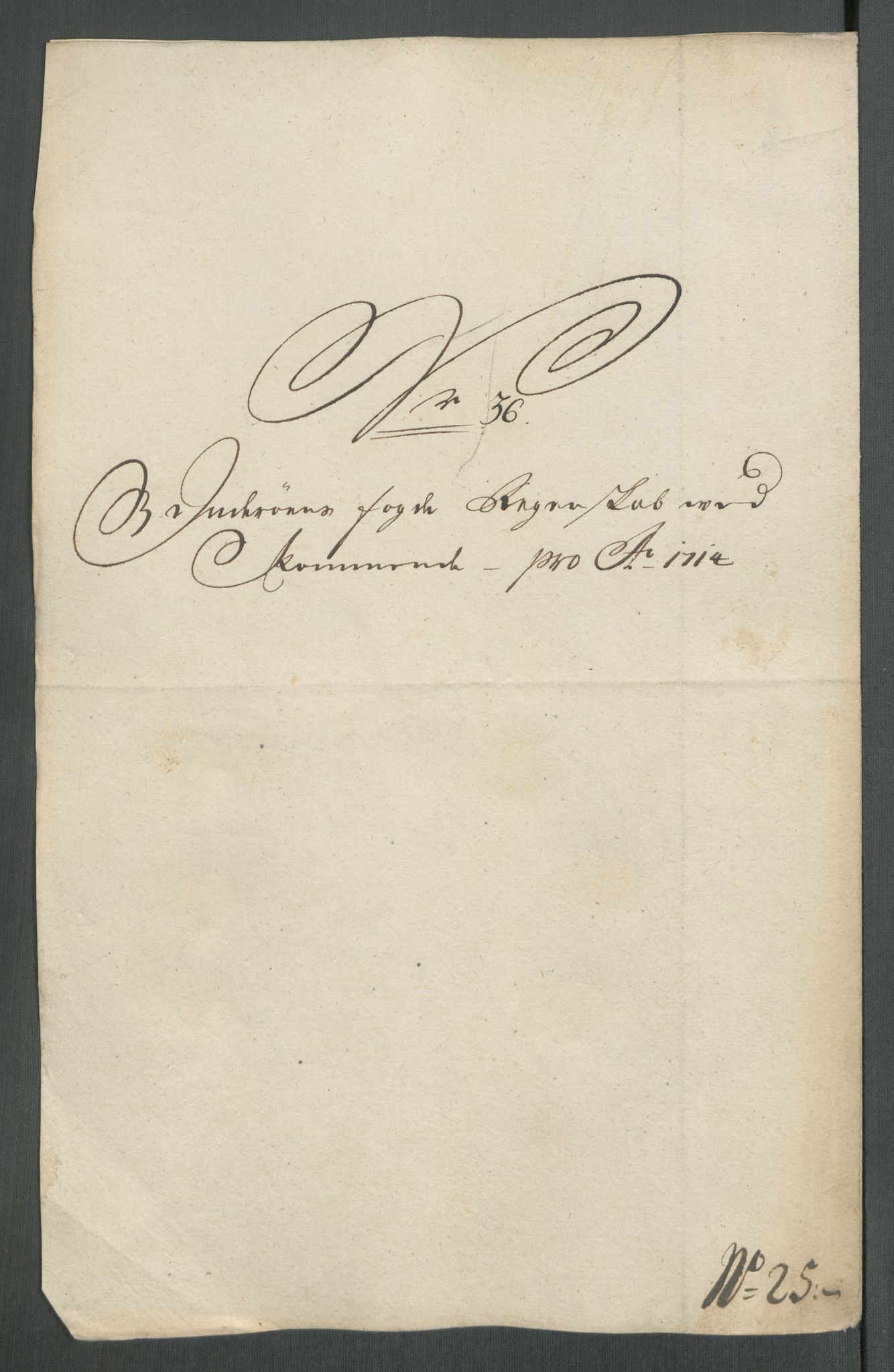 Rentekammeret inntil 1814, Reviderte regnskaper, Fogderegnskap, RA/EA-4092/R63/L4322: Fogderegnskap Inderøy, 1714, s. 315