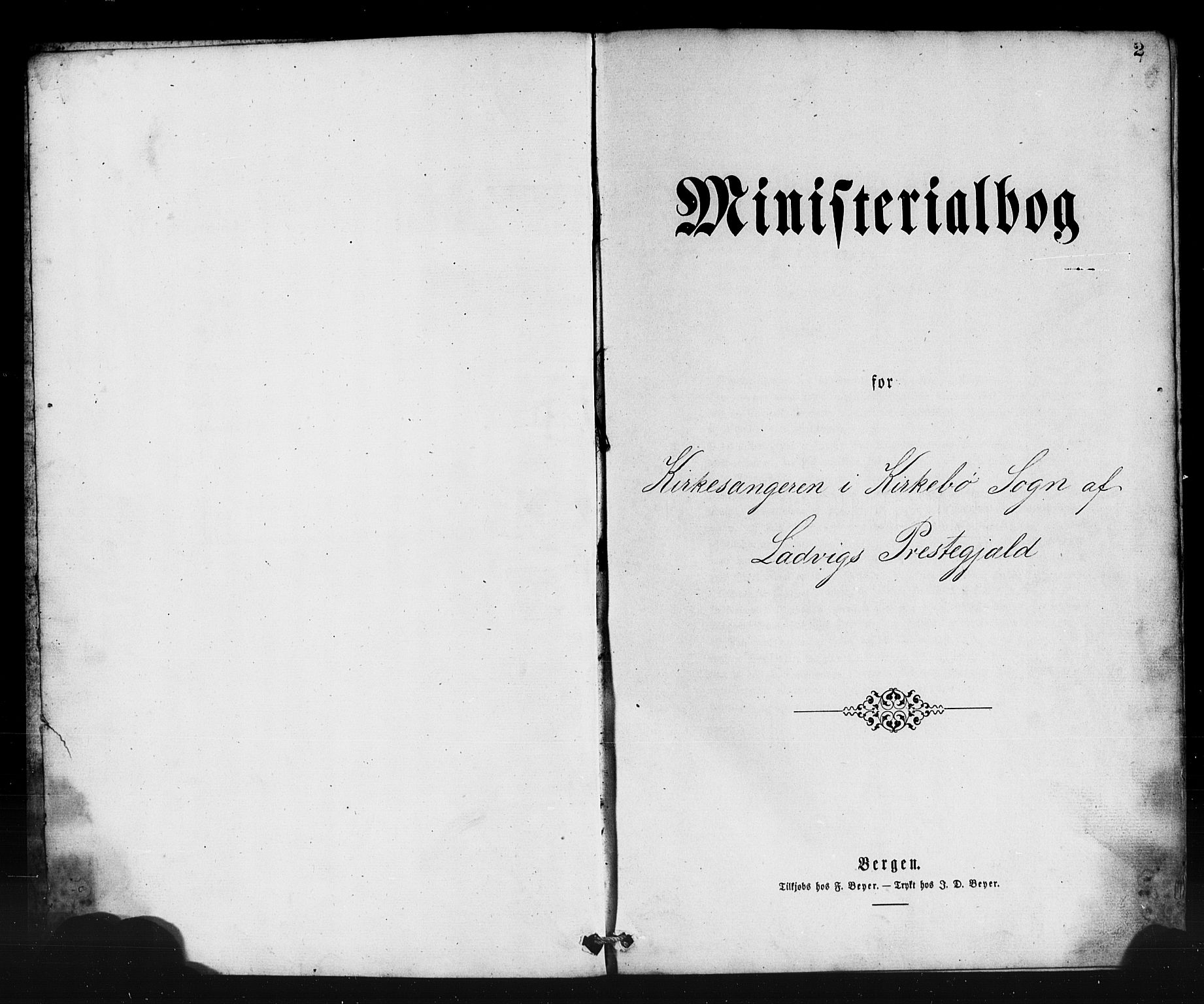 Lavik sokneprestembete, SAB/A-80901: Klokkerbok nr. B 2, 1870-1881