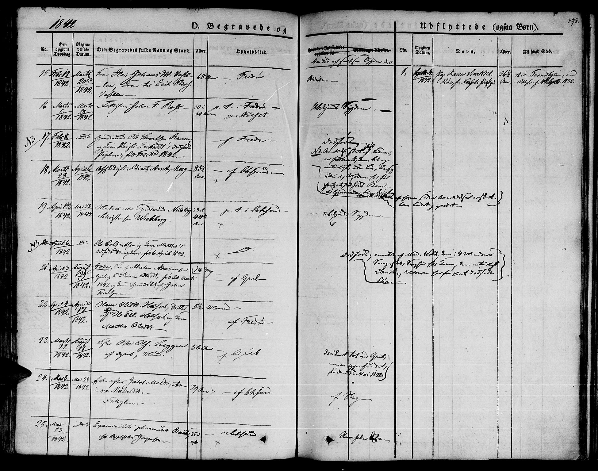 Ministerialprotokoller, klokkerbøker og fødselsregistre - Møre og Romsdal, SAT/A-1454/572/L0843: Ministerialbok nr. 572A06, 1832-1842, s. 392